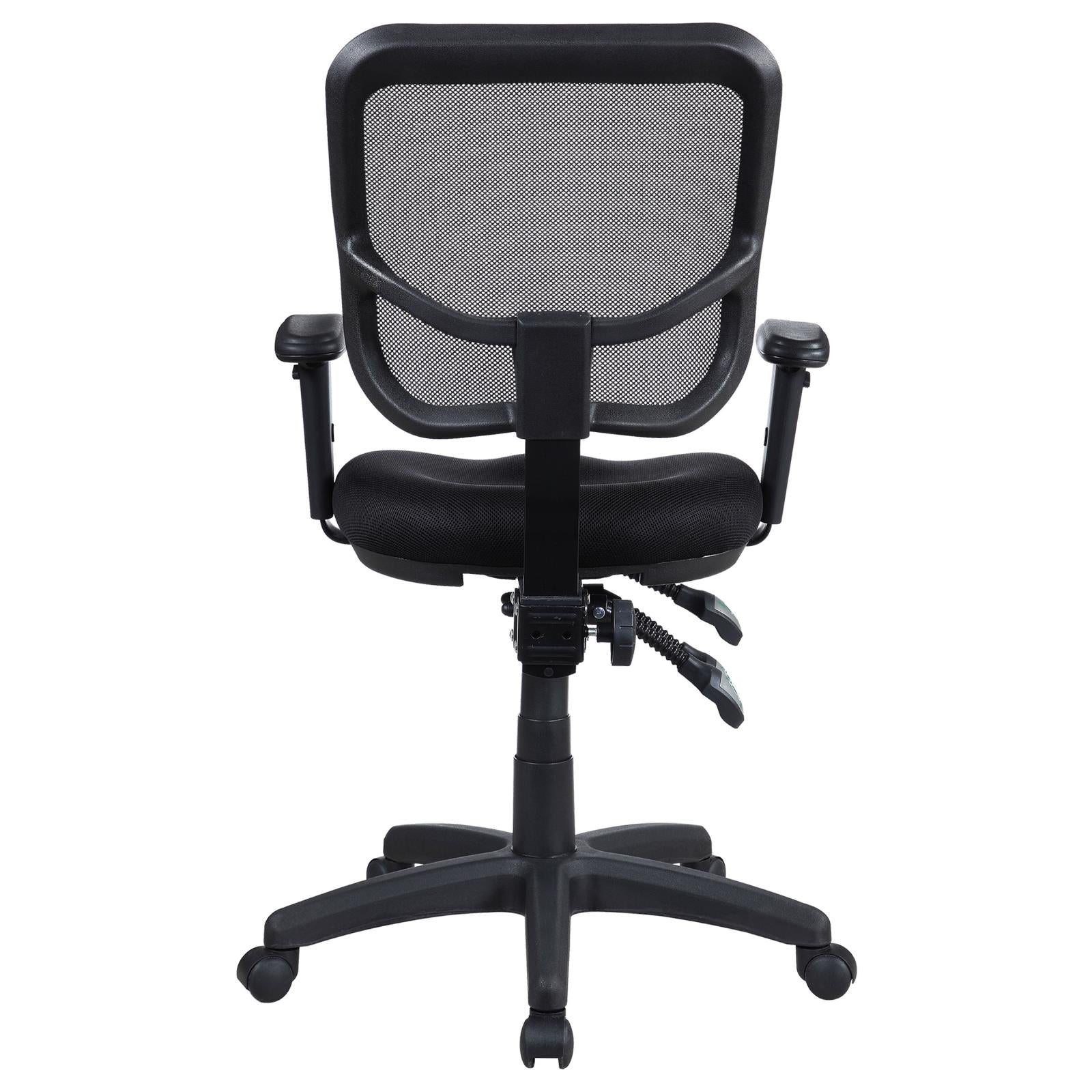 Rollo Black Adjustable Height Office Chair - 800019 - Bien Home Furniture &amp; Electronics