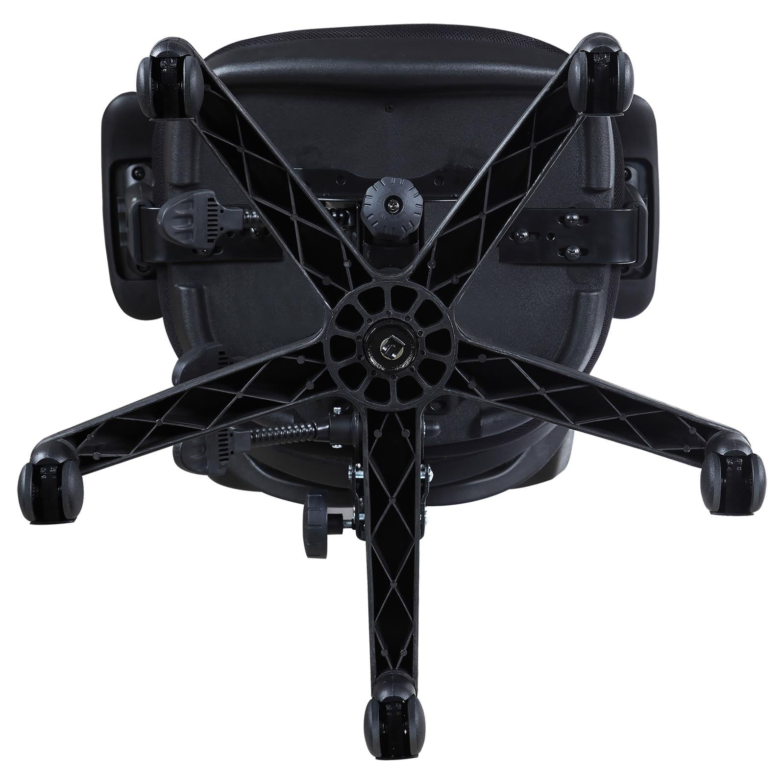 Rollo Black Adjustable Height Office Chair - 800019 - Bien Home Furniture &amp; Electronics