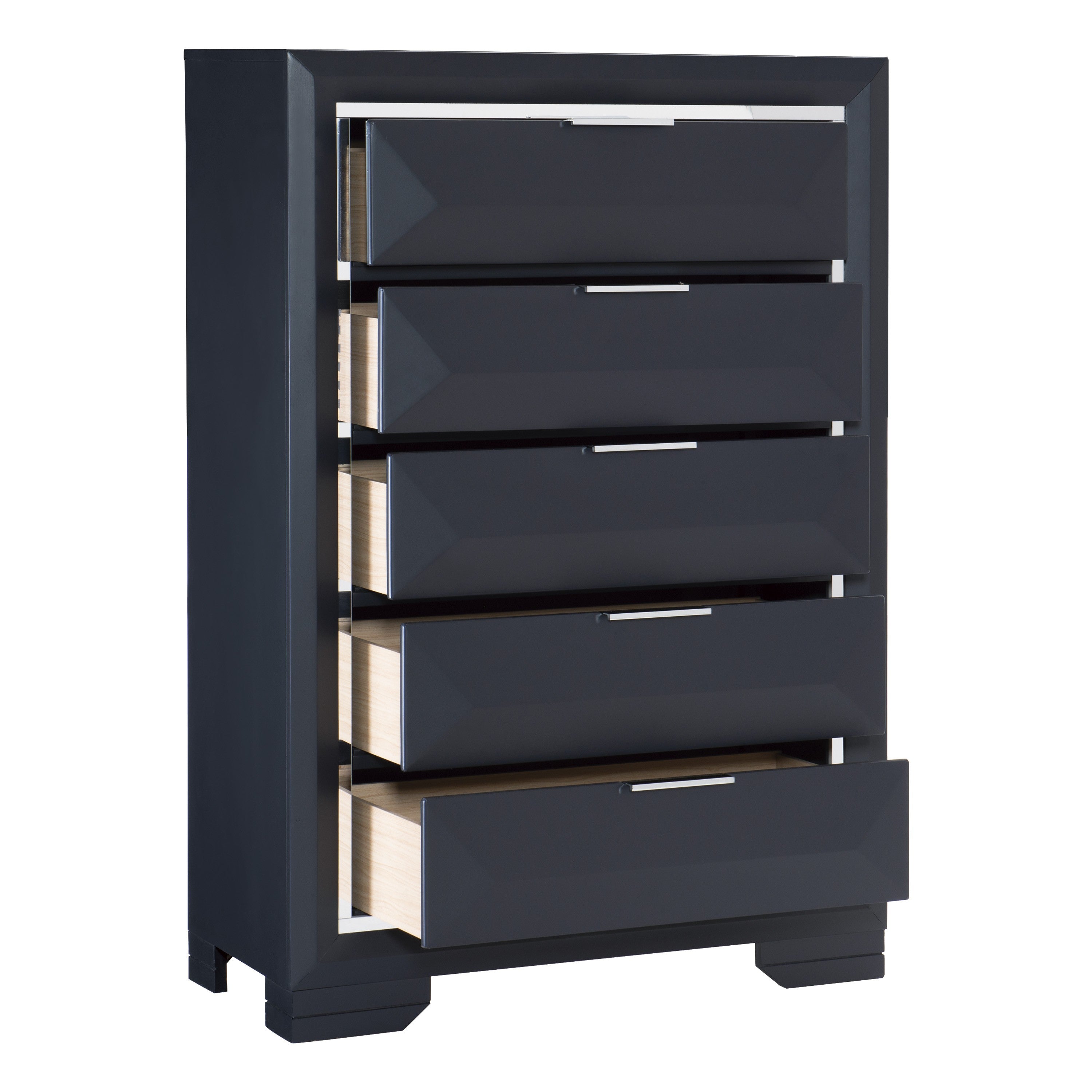 Rosemont Midnight Blue Chest - 1553-9 - Bien Home Furniture & Electronics