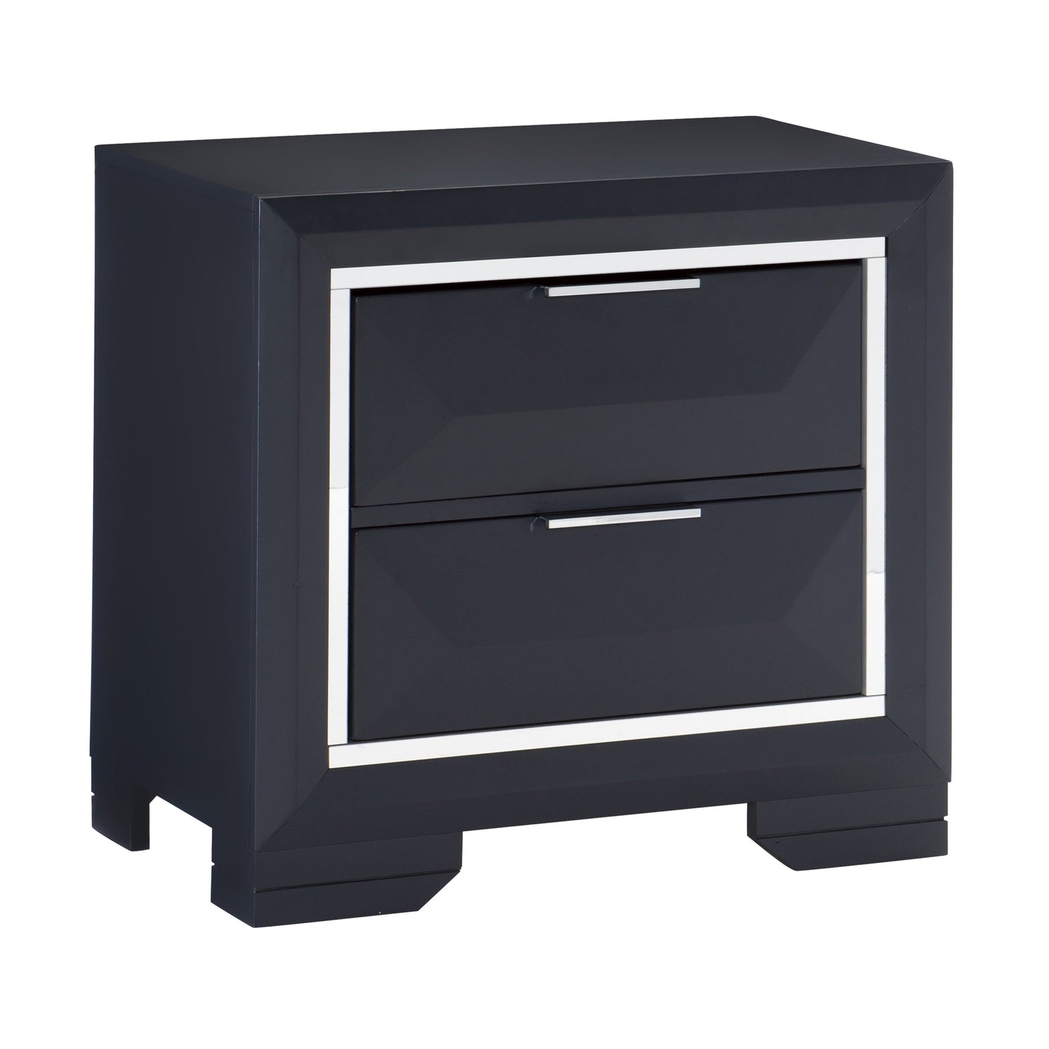 Rosemont Midnight Blue Night Stand - 1553-4 - Bien Home Furniture & Electronics