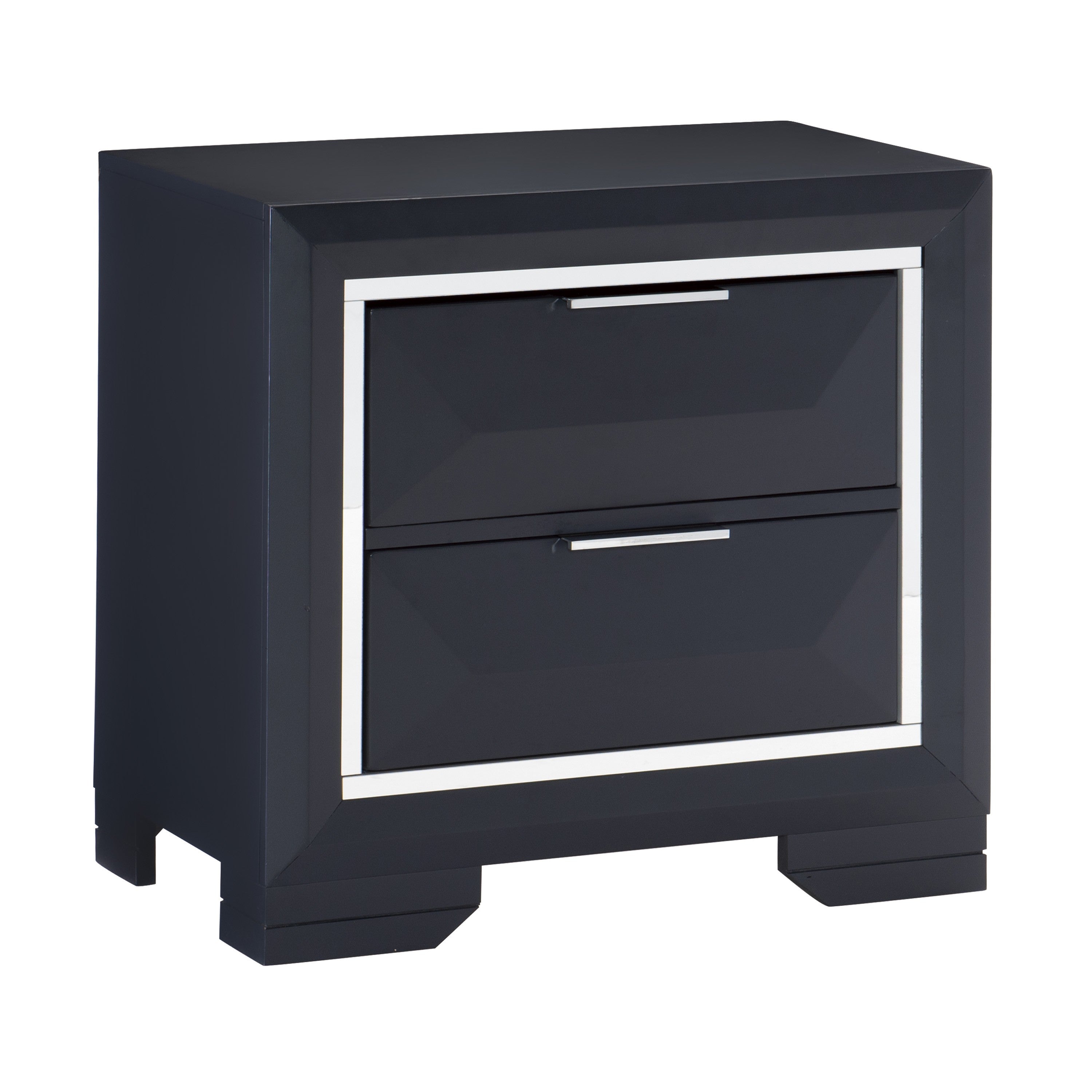 Rosemont Midnight Blue Night Stand - 1553-4 - Bien Home Furniture & Electronics