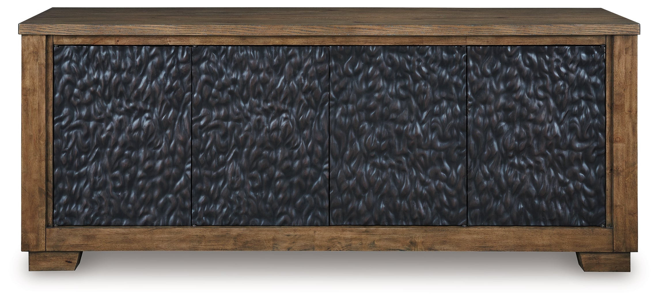 Rosswain Warm Brown 80" TV Stand - W763-68 - Bien Home Furniture & Electronics