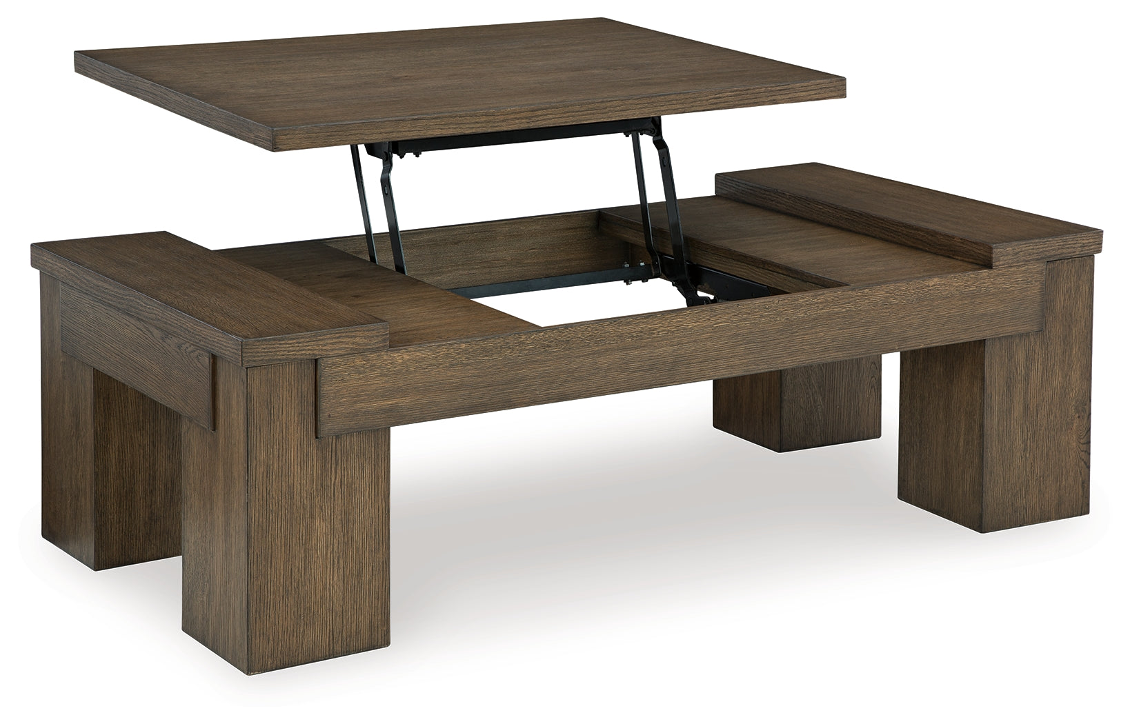 Rosswain Warm Brown Lift-Top Coffee Table - T763-9 - Bien Home Furniture & Electronics