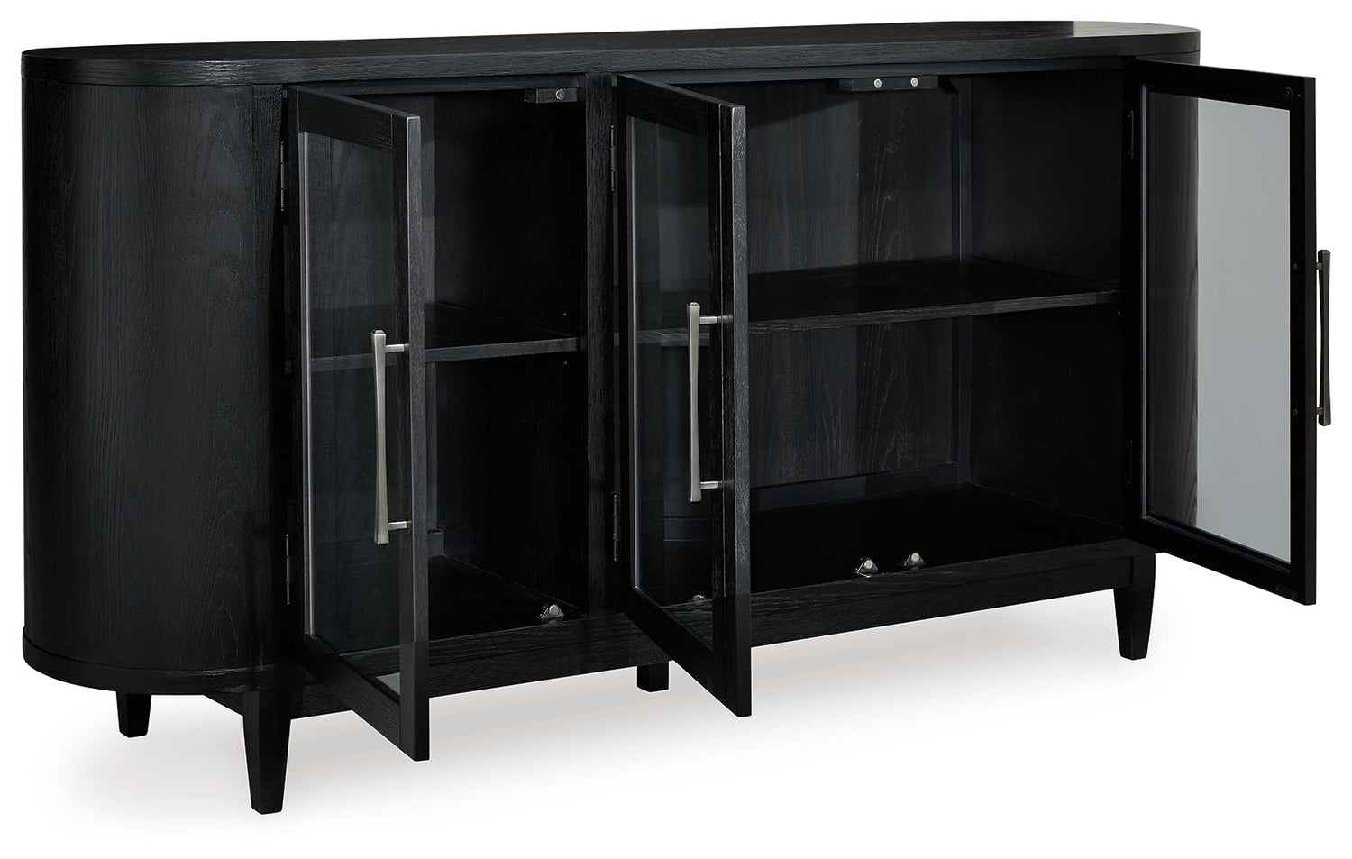 Rowanbeck Black Dining Server - D821-60 - Bien Home Furniture & Electronics