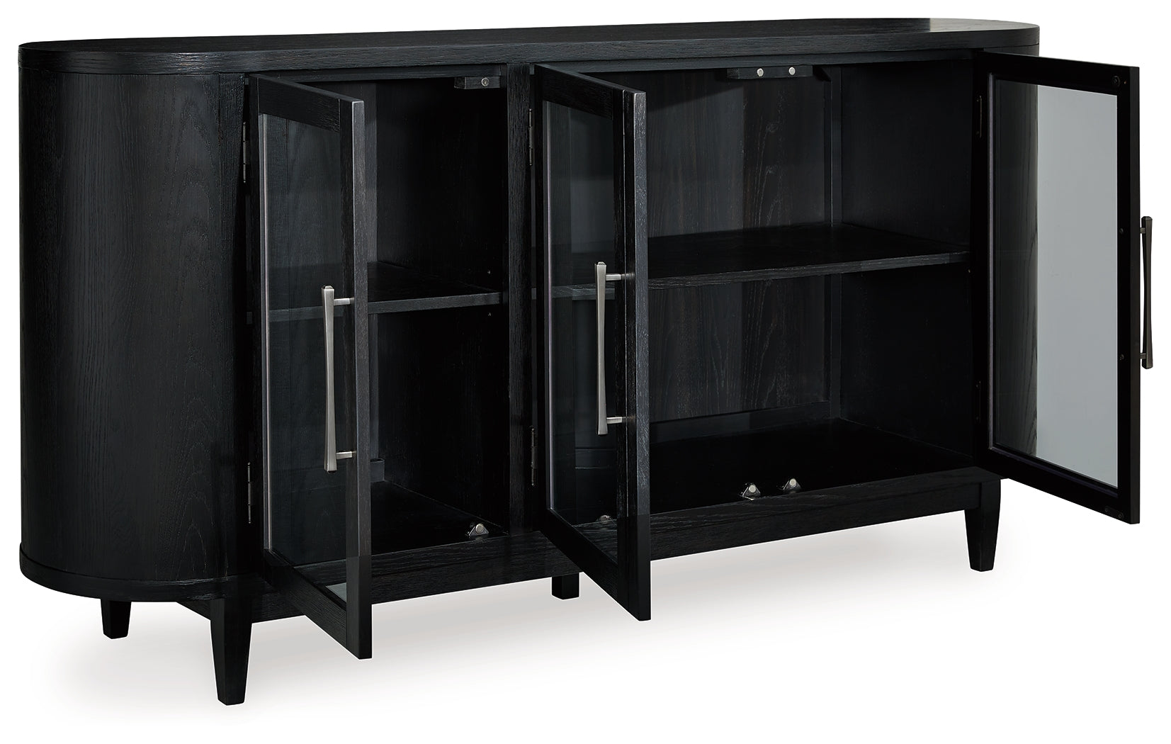 Rowanbeck Black Dining Server - D821-60 - Bien Home Furniture & Electronics