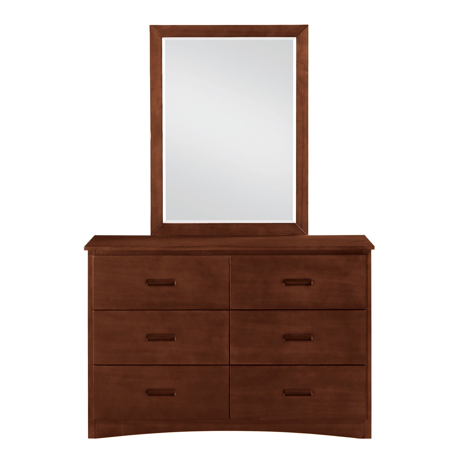 Rowe Dark Cherry Mirror (Mirror Only) - B2013DC-6 - Bien Home Furniture &amp; Electronics