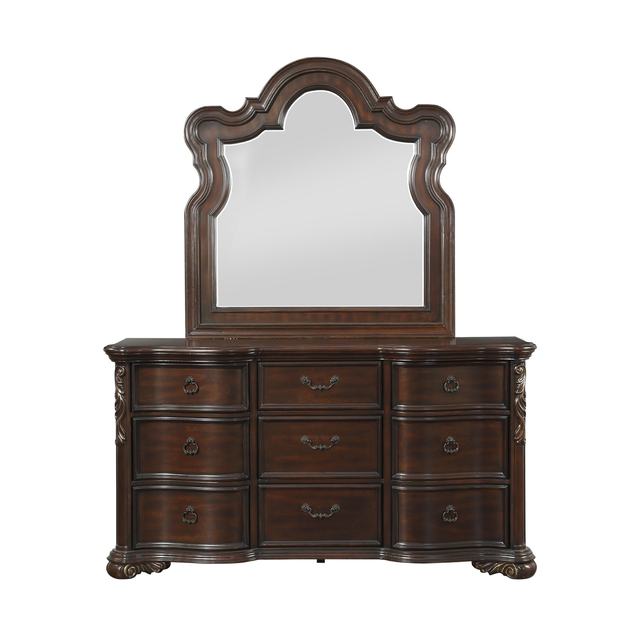 Royal Highlands Rich Cherry Mirror (Mirror Only) - 1603-6 - Bien Home Furniture & Electronics