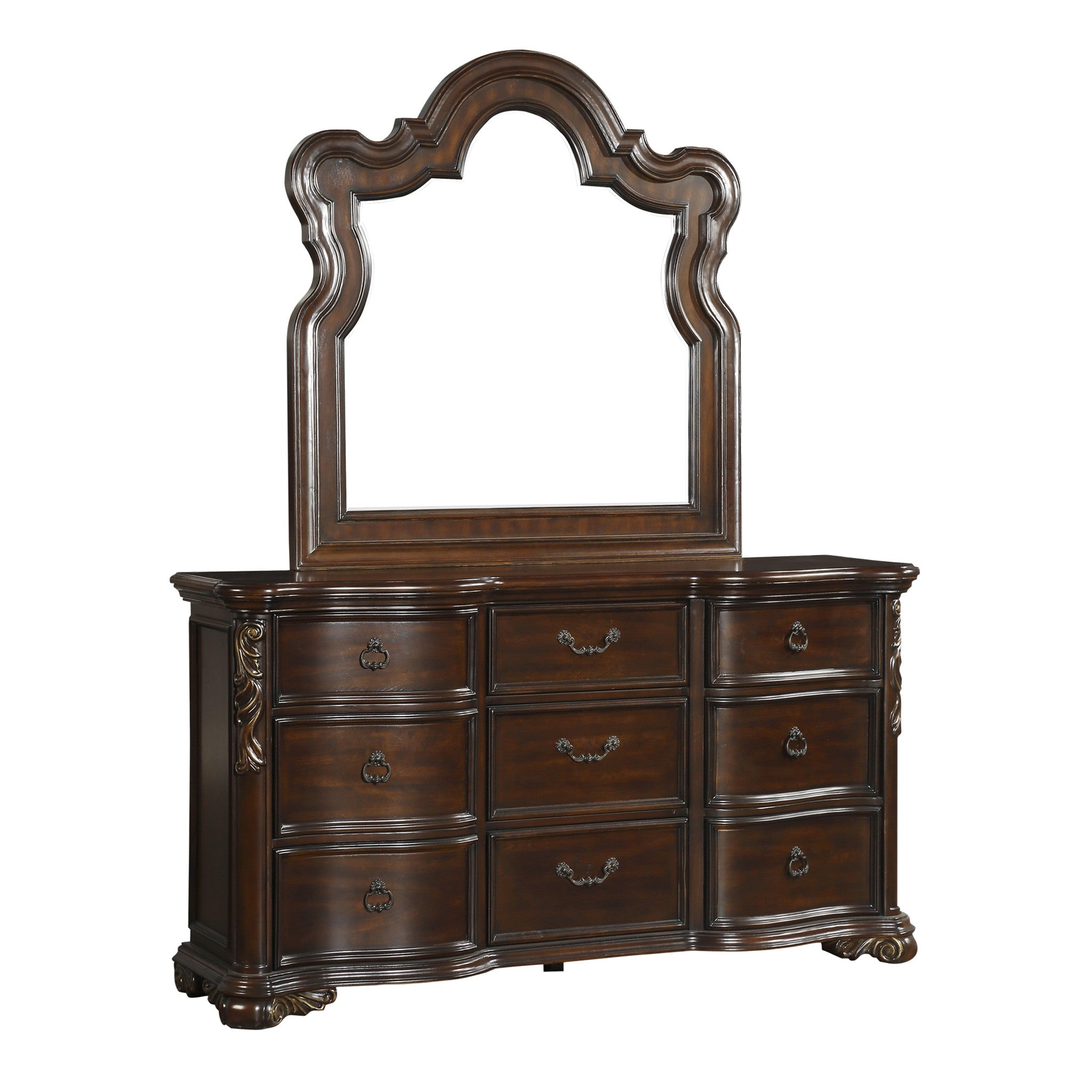 Royal Highlands Rich Cherry Mirror (Mirror Only) - 1603-6 - Bien Home Furniture & Electronics