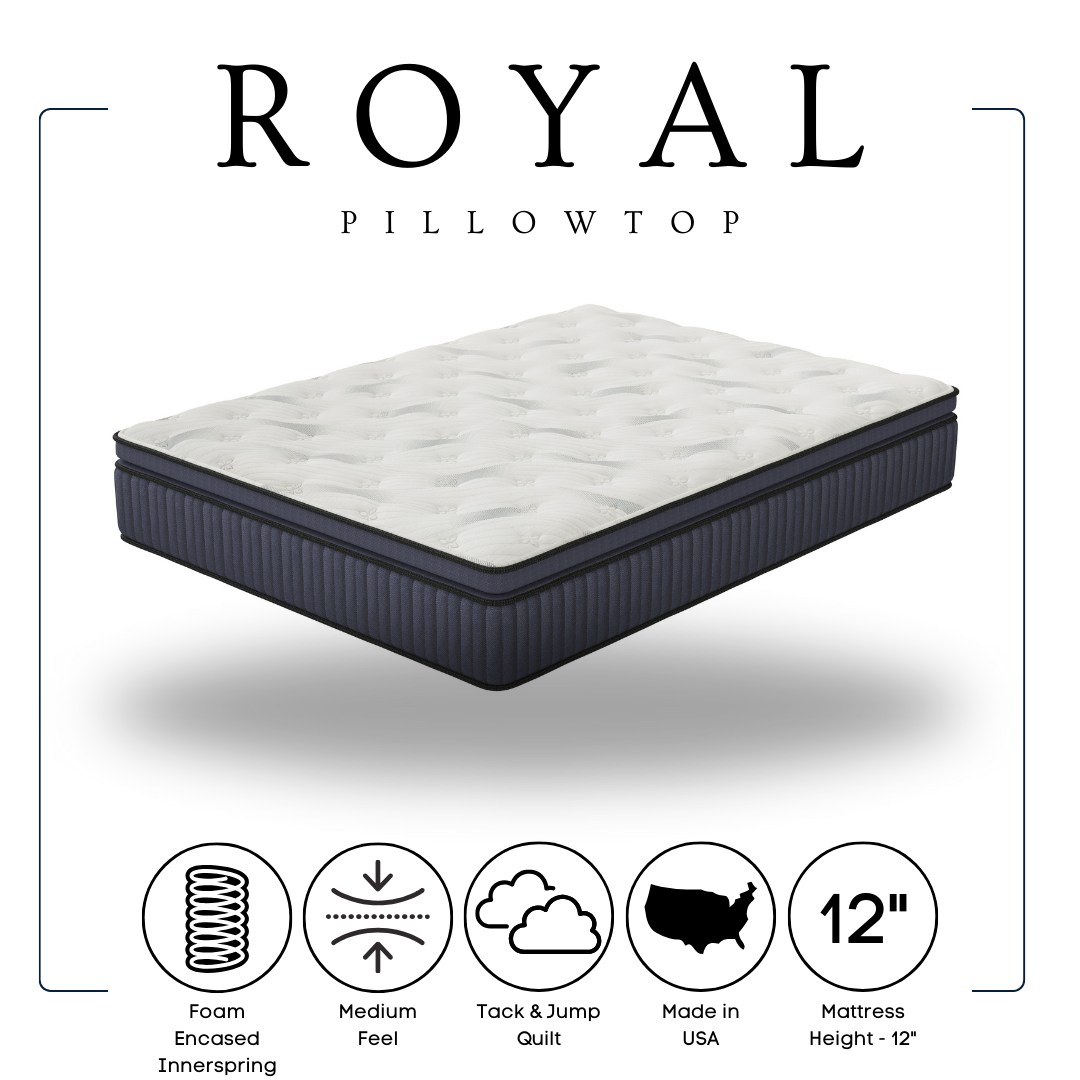 ROYAL ULTRA PLUSH 12" HYBRID - Twin, Full, Queen, King *Twin - ROYAL ULTRA PLUSH HYBRID Twin - Bien Home Furniture & Electronics