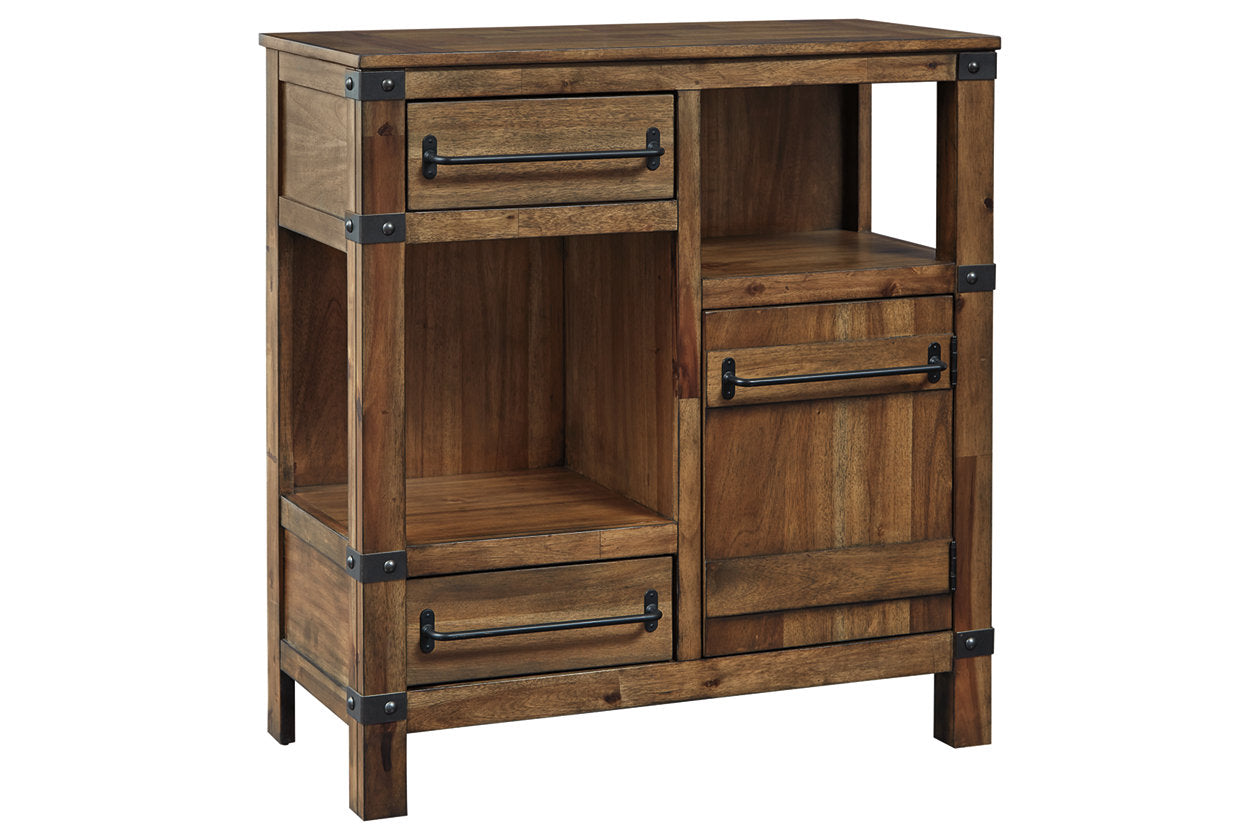 Roybeck Light Brown/Bronze Accent Cabinet - T411-40 - Bien Home Furniture & Electronics