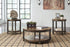 Roybeck Light Brown/Bronze Table, Set of 3 - T411-13 - Bien Home Furniture & Electronics