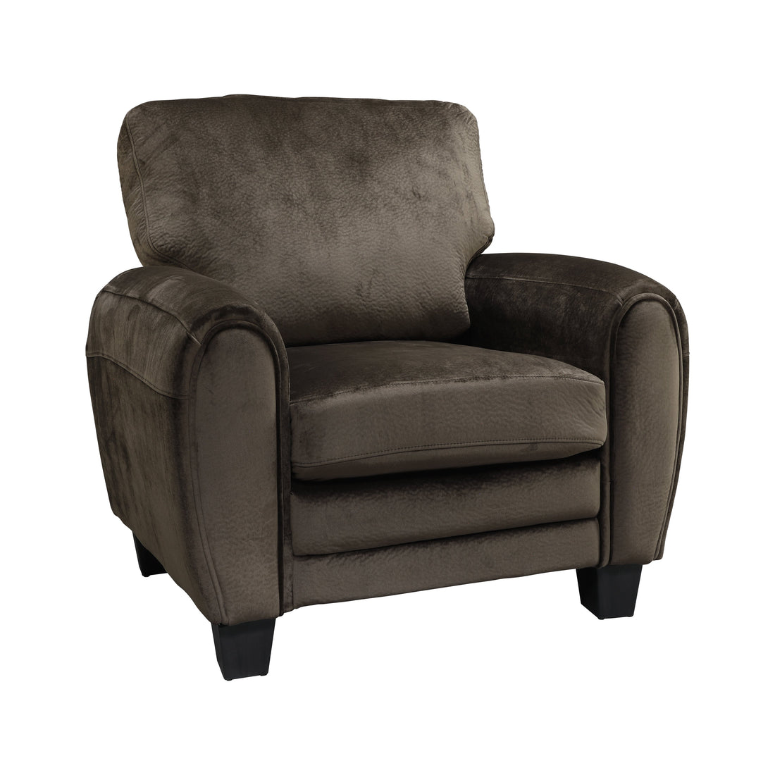 Rubin Chocolate Faux Leather Chair - 9734CH-1 - Bien Home Furniture &amp; Electronics