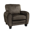 Rubin Chocolate Faux Leather Chair - 9734CH-1 - Bien Home Furniture & Electronics