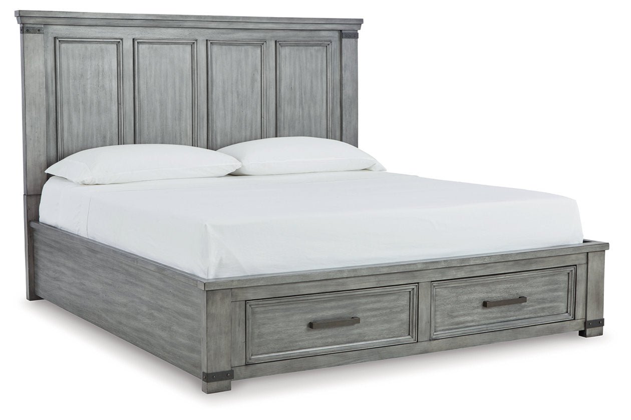 Russelyn Gray Queen Storage Bed - SET | B772-57 | B772-54S | B772-96 - Bien Home Furniture & Electronics