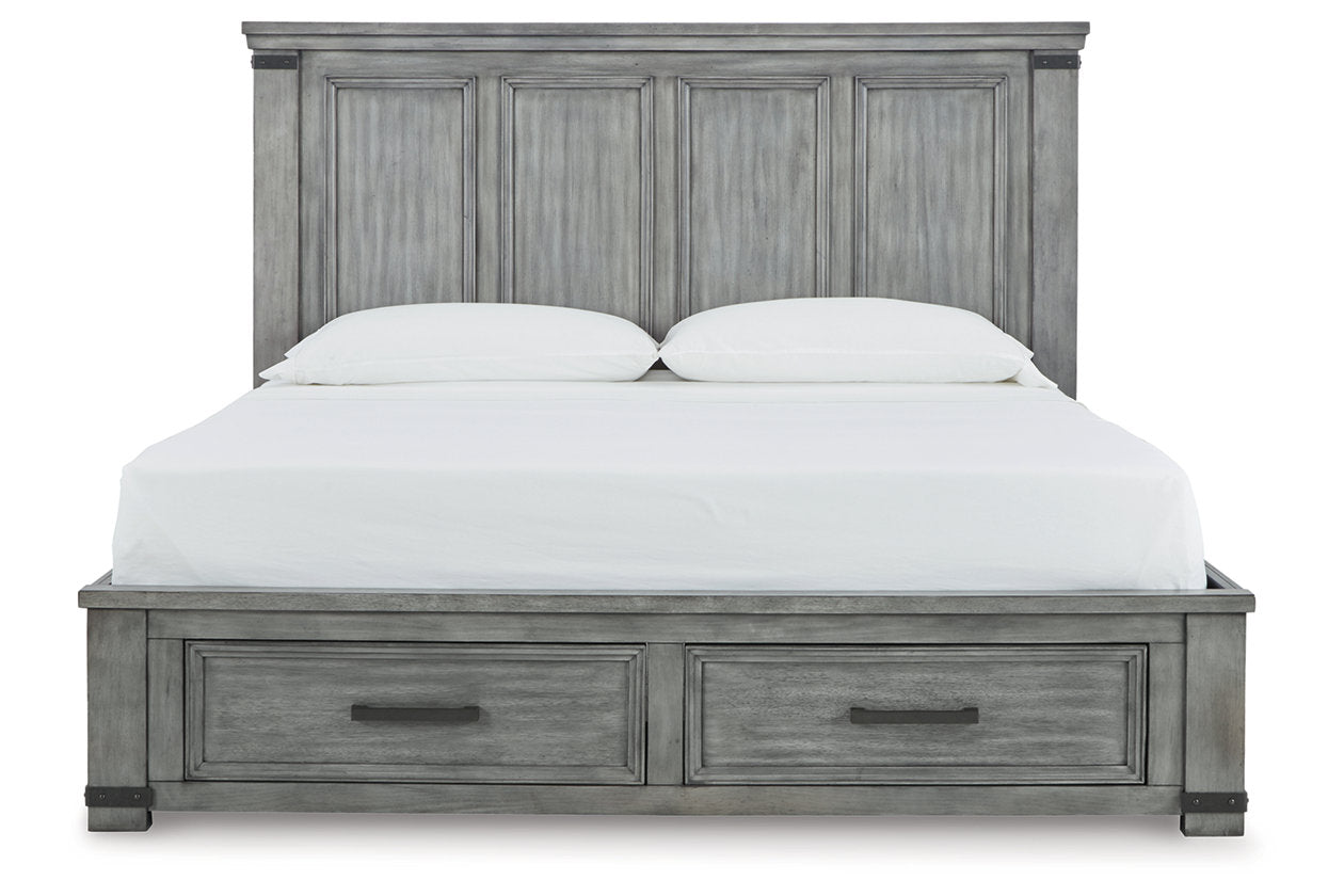Russelyn Gray Queen Storage Bed - SET | B772-57 | B772-54S | B772-96 - Bien Home Furniture & Electronics