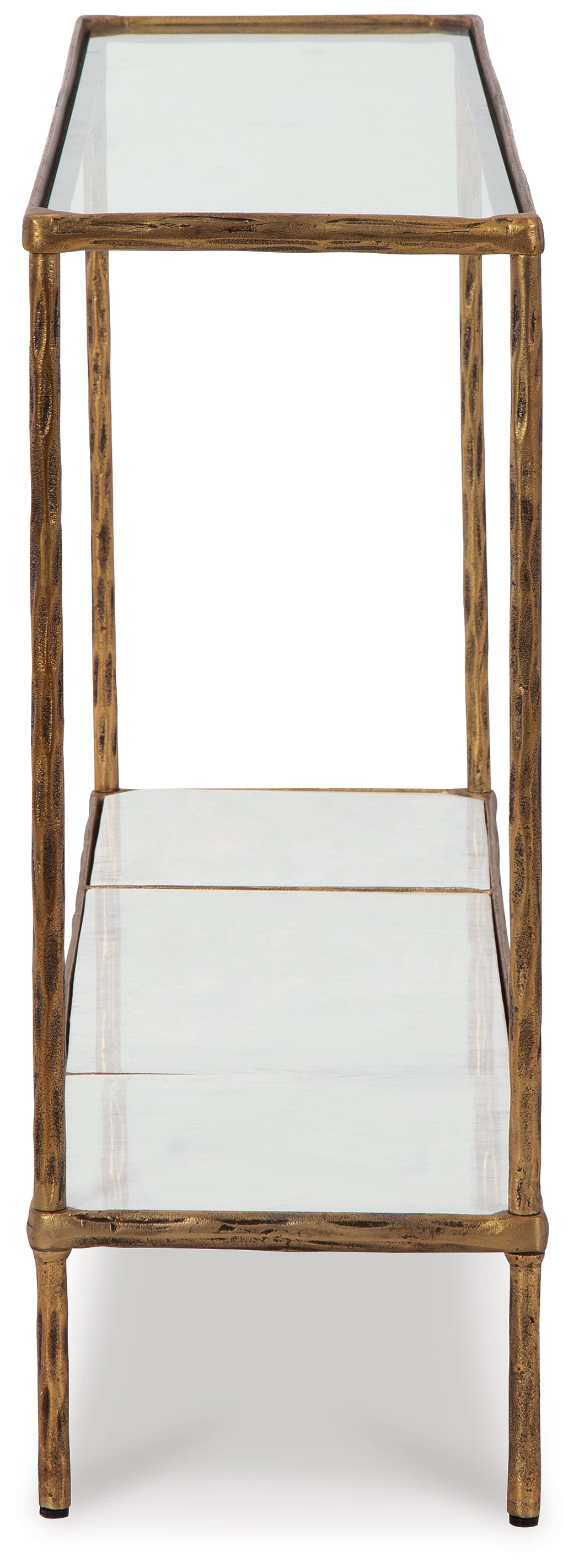 Ryandale Antique Brass Finish Console Sofa Table - A4000443 - Bien Home Furniture & Electronics