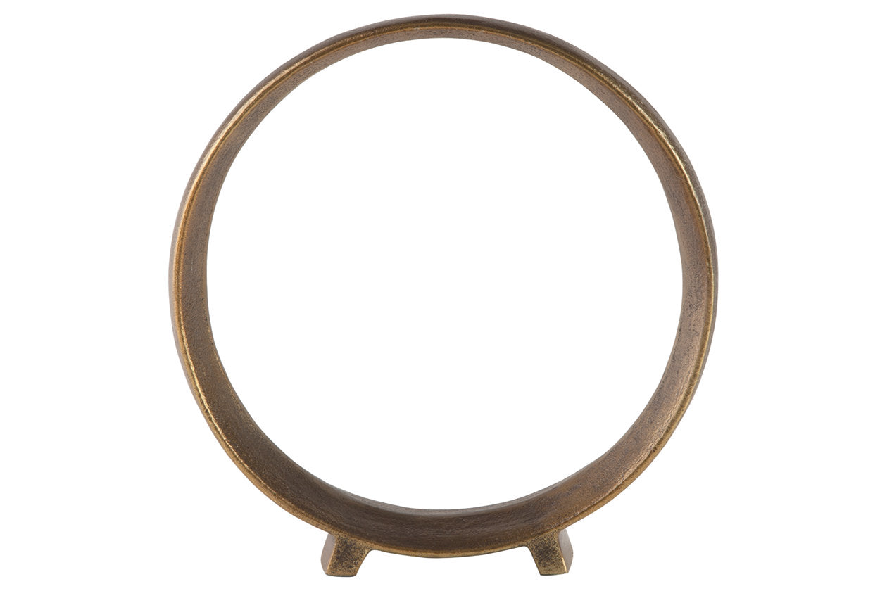 Ryandale Antique Brass Finish Sculpture - A2000499S - Bien Home Furniture & Electronics