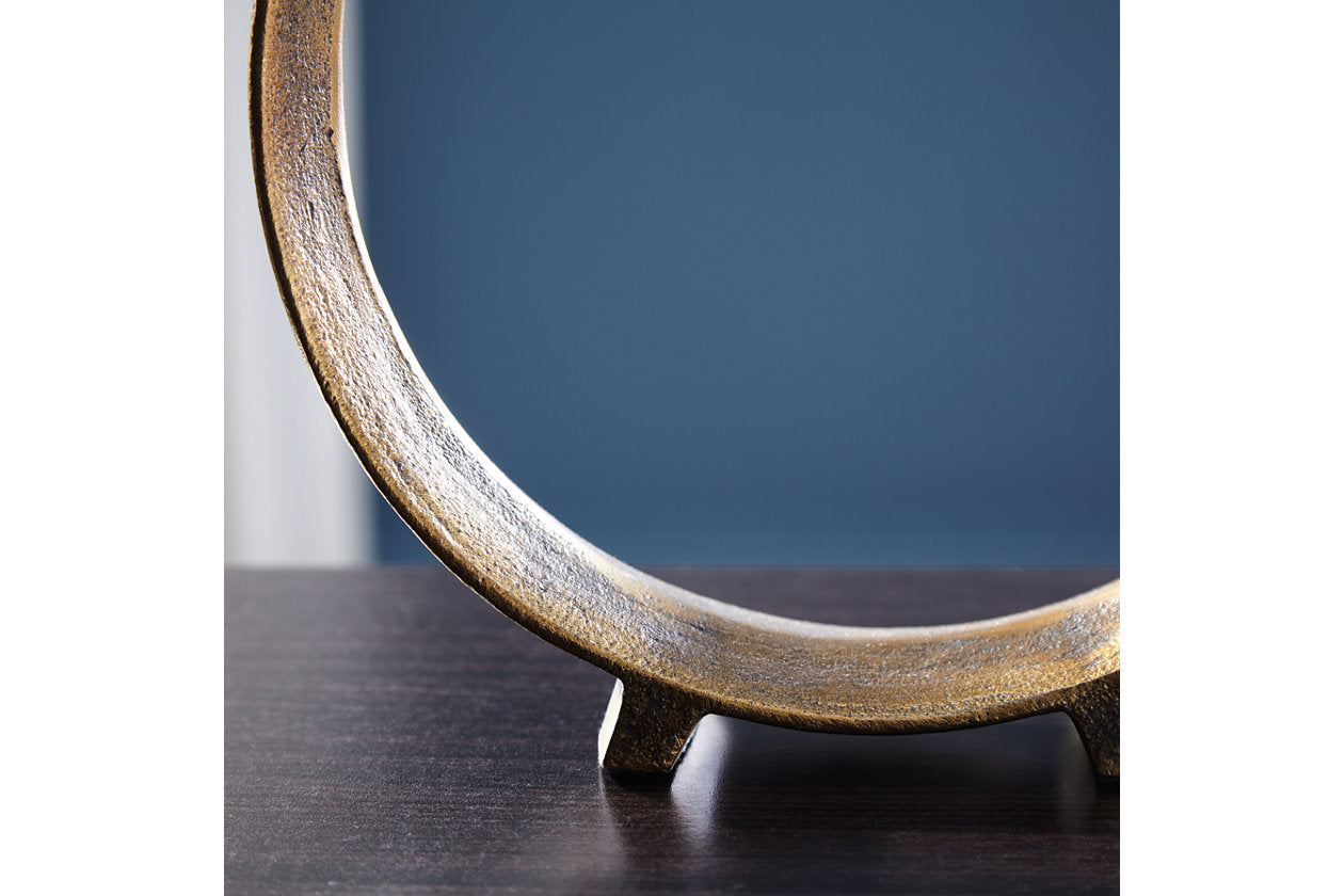 Ryandale Antique Brass Finish Sculpture - A2000499S - Bien Home Furniture & Electronics