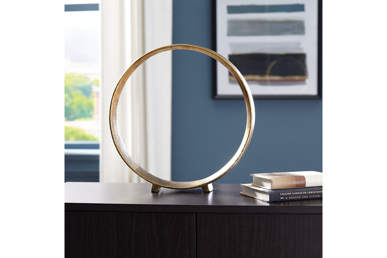 Ryandale Antique Brass Finish Sculpture - A2000500S - Bien Home Furniture & Electronics