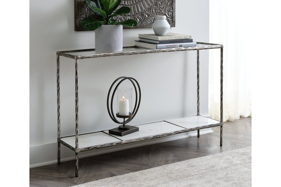 Ryandale Antique Pewter Finish Console Sofa Table - A4000453 - Bien Home Furniture &amp; Electronics