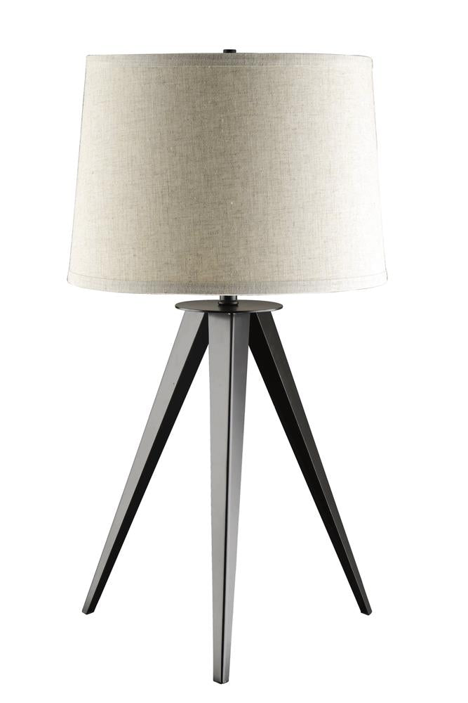 Sabat Tripod Base Table Lamp Black/Light Gray - 901644 - Bien Home Furniture &amp; Electronics