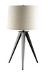 Sabat Tripod Base Table Lamp Black/Light Gray - 901644 - Bien Home Furniture & Electronics