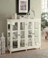 Sable White 4-Door Display Accent Cabinet - 950306 - Bien Home Furniture & Electronics