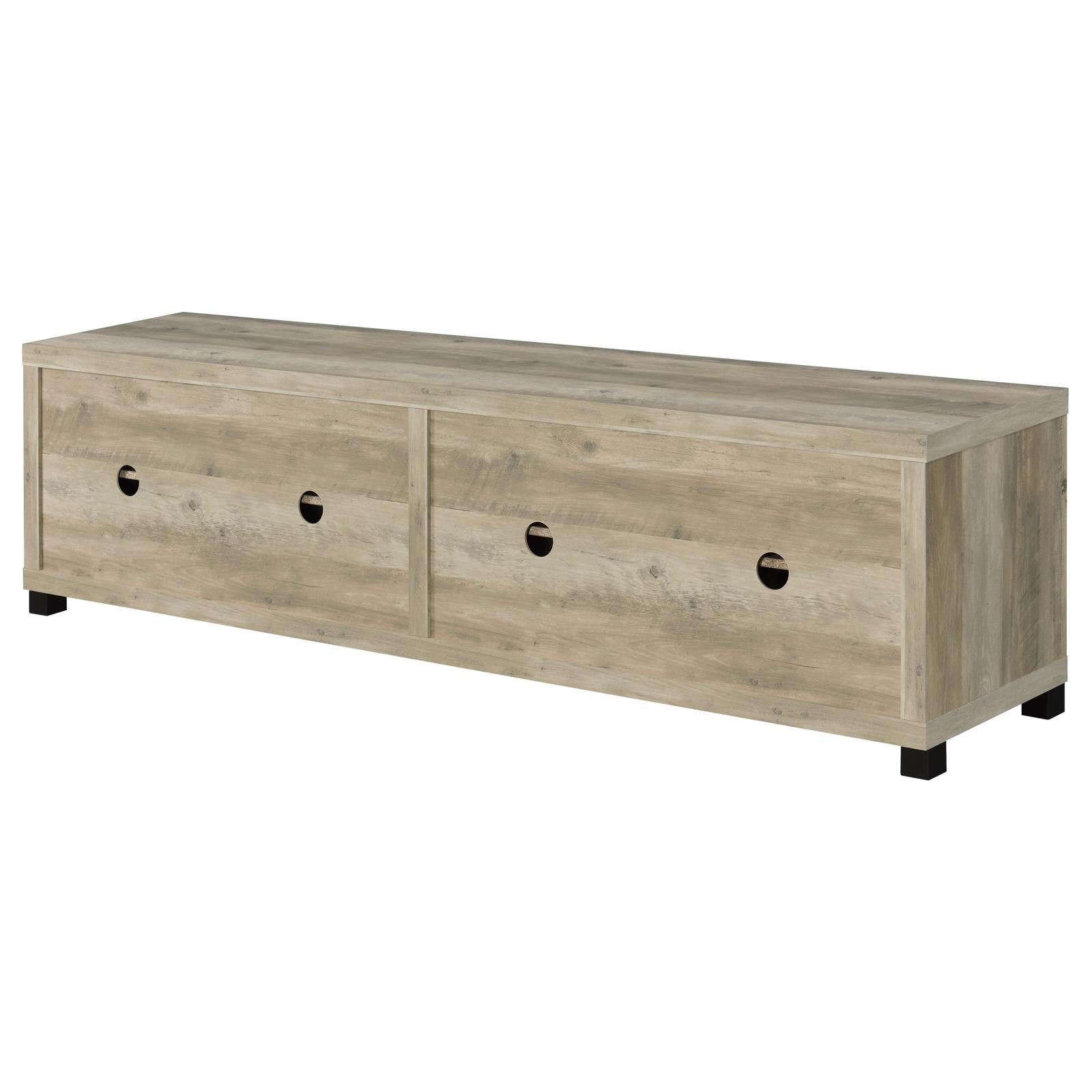 Sachin Rectangular TV Console with Glass Doors - 736283 - Bien Home Furniture & Electronics