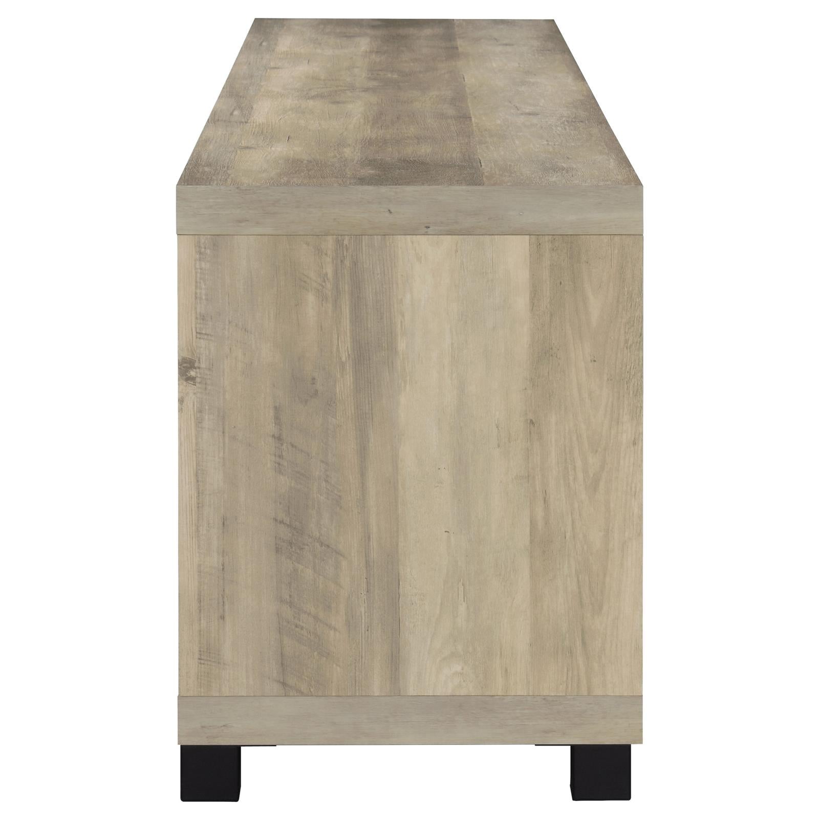 Sachin Rectangular TV Console with Glass Doors - 736283 - Bien Home Furniture & Electronics