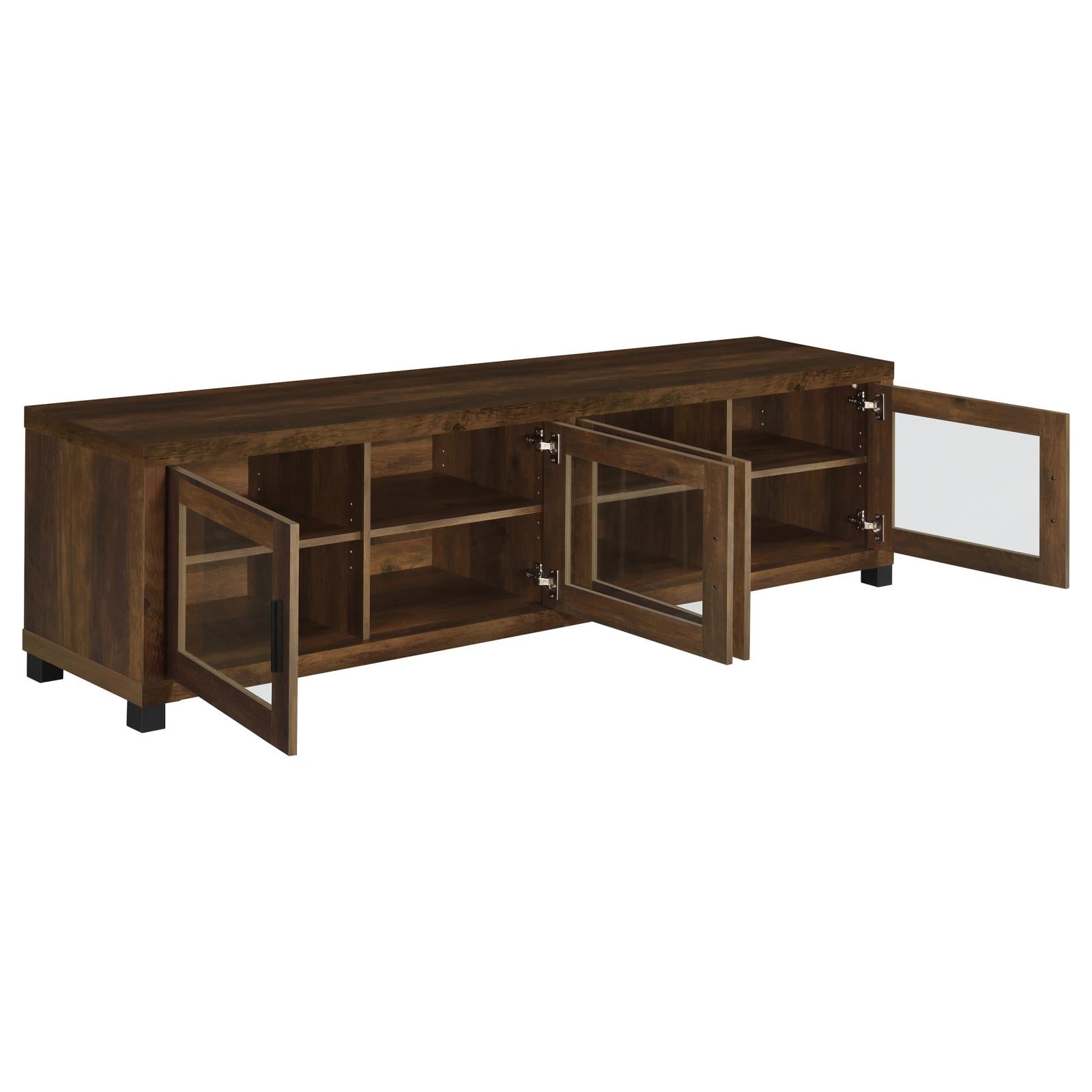 Sachin Rectangular TV Console with Glass Doors - 736293 - Bien Home Furniture & Electronics