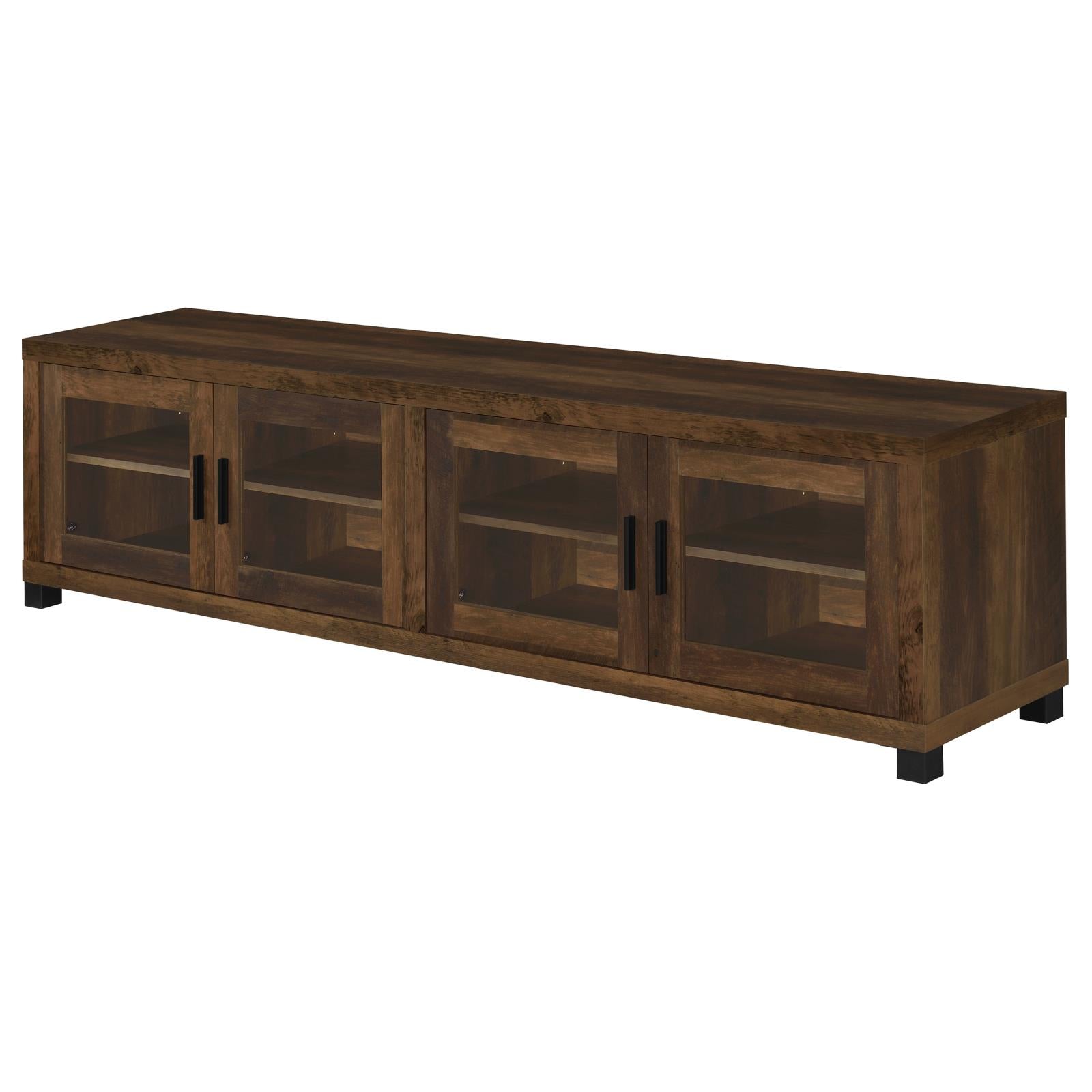 Sachin Rectangular TV Console with Glass Doors - 736293 - Bien Home Furniture & Electronics