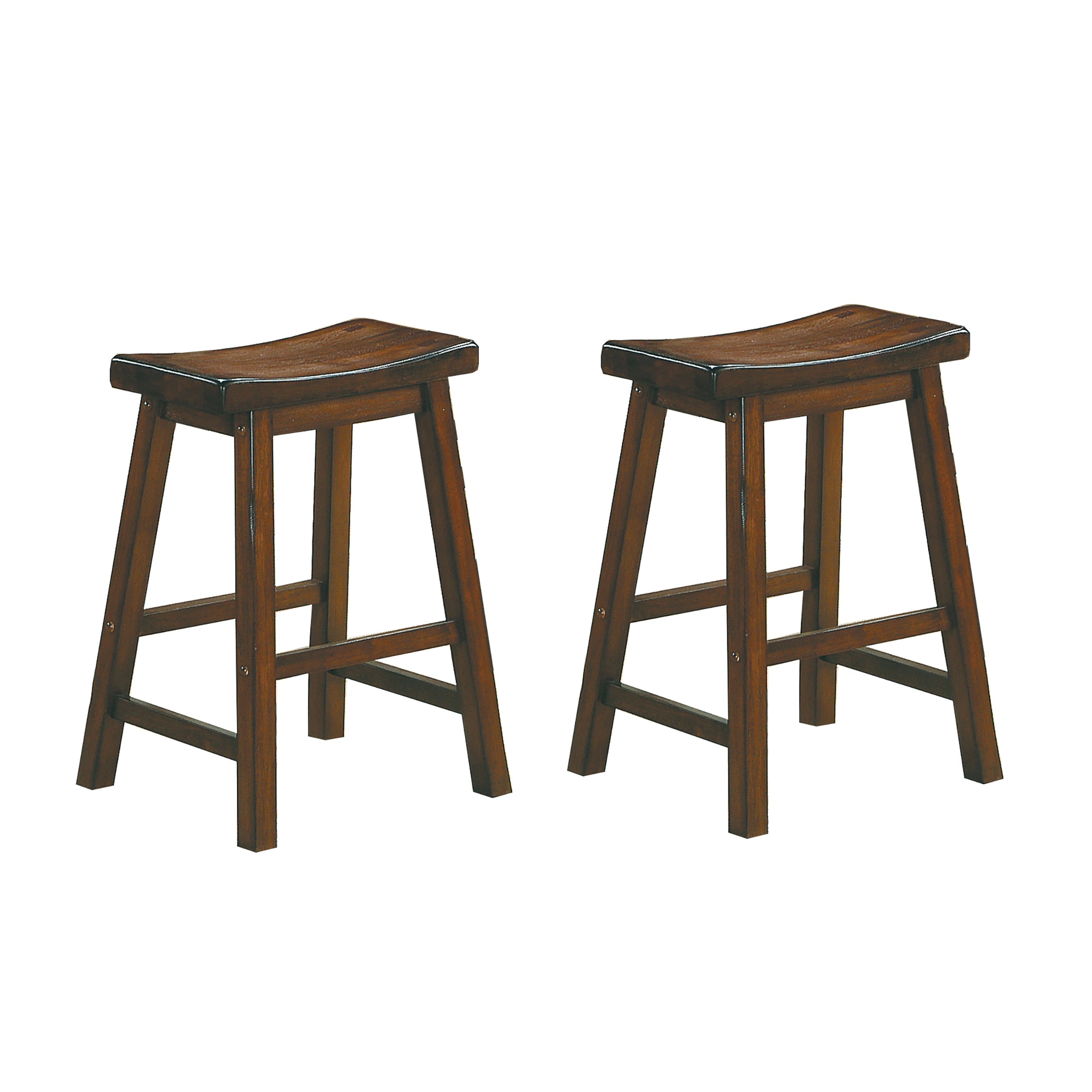 Saddleback Warm Cherry Counter Height Stool, Set of 2 - 5302C-24 - Bien Home Furniture & Electronics
