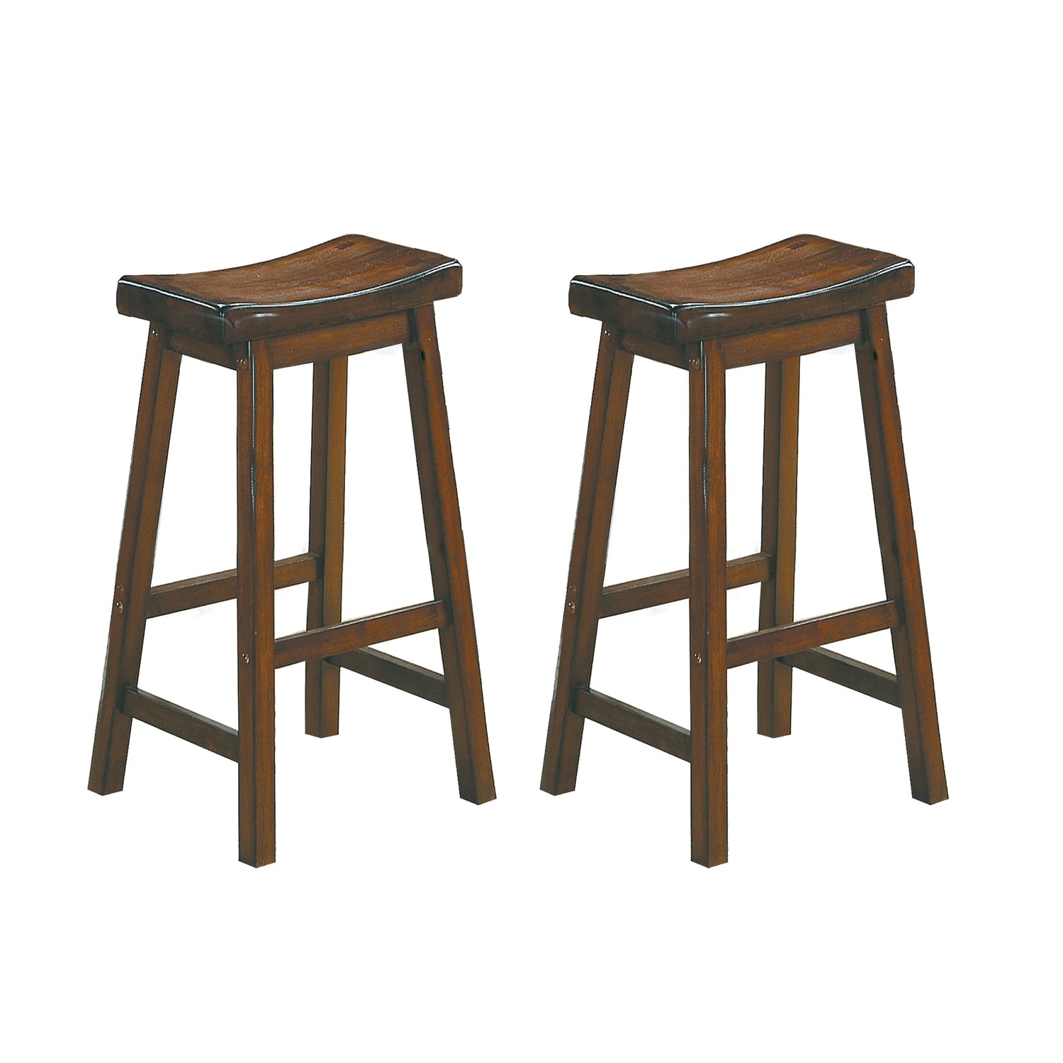 Saddleback Warm Cherry Pub Height Stool, RTA, Set of 2 - 5302C-29 - Bien Home Furniture & Electronics