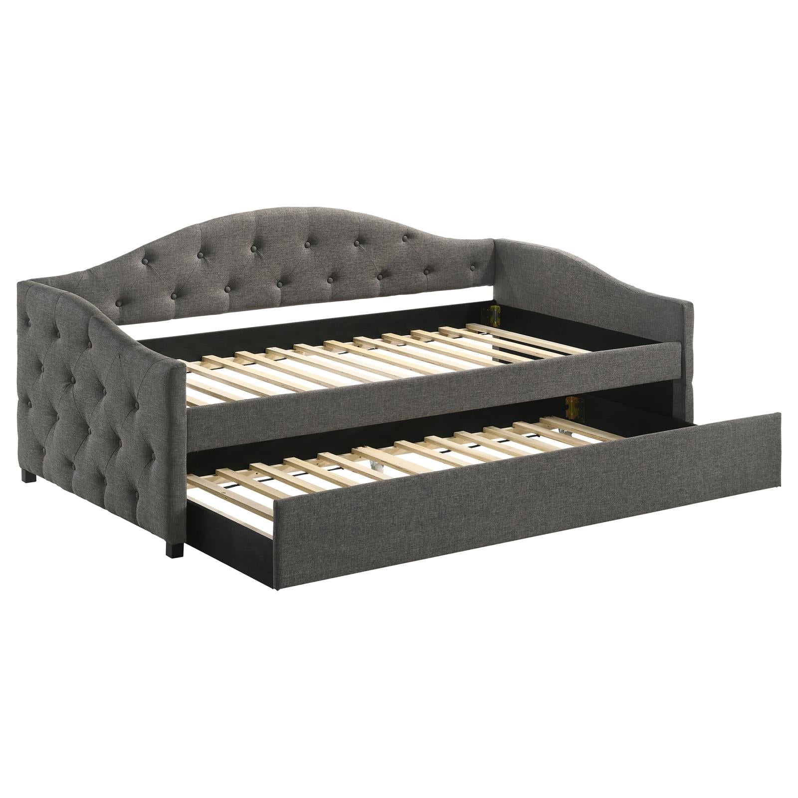 Sadie Upholstered Twin Daybed with Trundle - 300638 - Bien Home Furniture & Electronics
