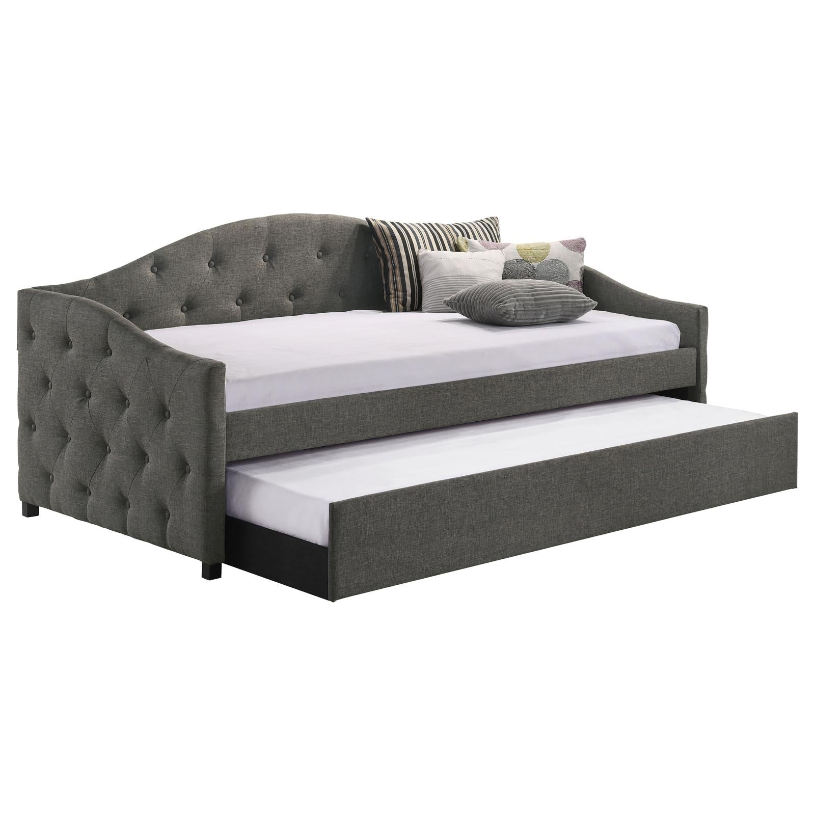 Sadie Upholstered Twin Daybed with Trundle - 300638 - Bien Home Furniture & Electronics