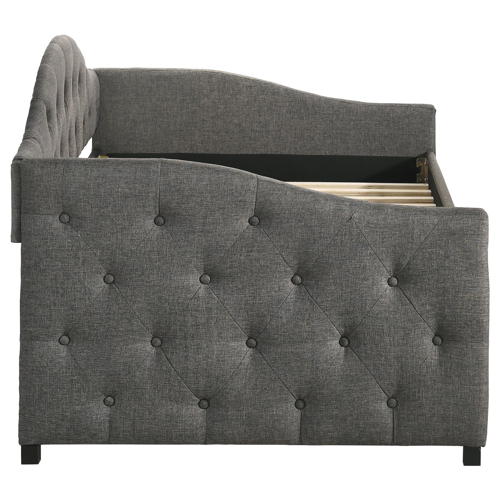 Sadie Upholstered Twin Daybed with Trundle - 300638 - Bien Home Furniture & Electronics