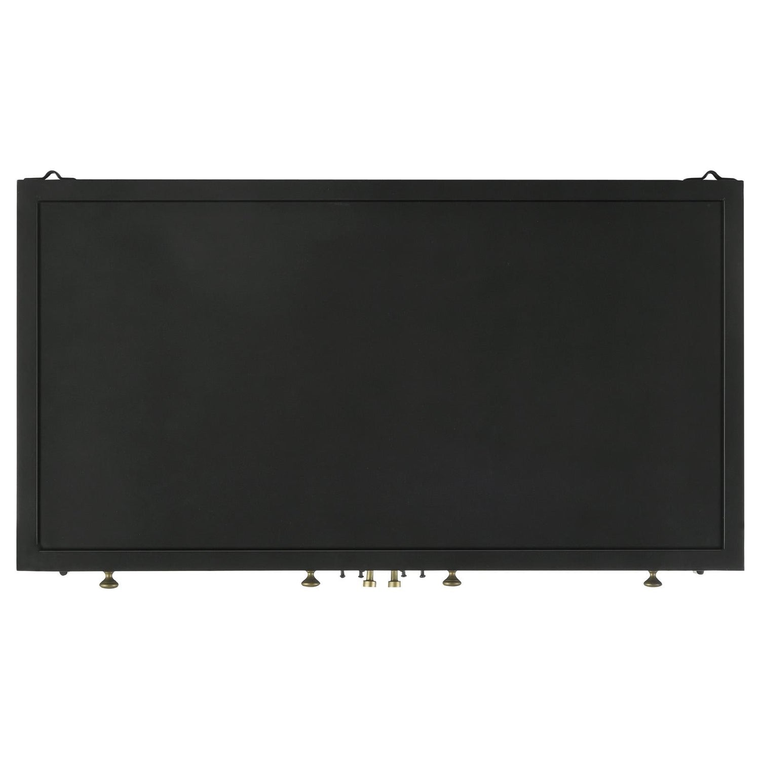 Sadler Black 2-Drawer Accent Cabinet with Glass Doors - 951761 - Bien Home Furniture & Electronics