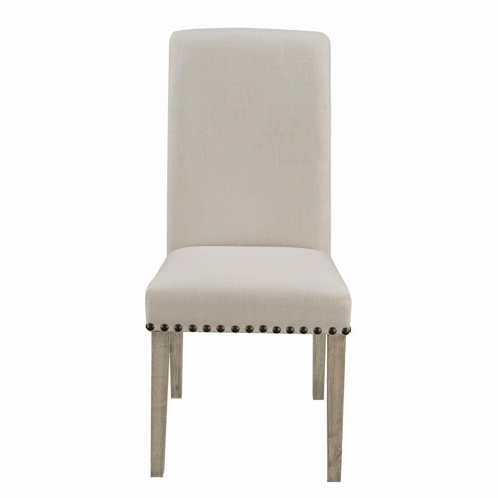 Salem Rustic Smoke/Gray Upholstered Side Chairs, Set of 2 - 190152 - Bien Home Furniture & Electronics