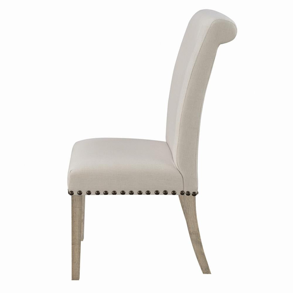 Salem Rustic Smoke/Gray Upholstered Side Chairs, Set of 2 - 190152 - Bien Home Furniture & Electronics