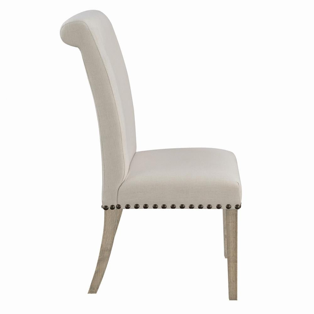 Salem Rustic Smoke/Gray Upholstered Side Chairs, Set of 2 - 190152 - Bien Home Furniture & Electronics
