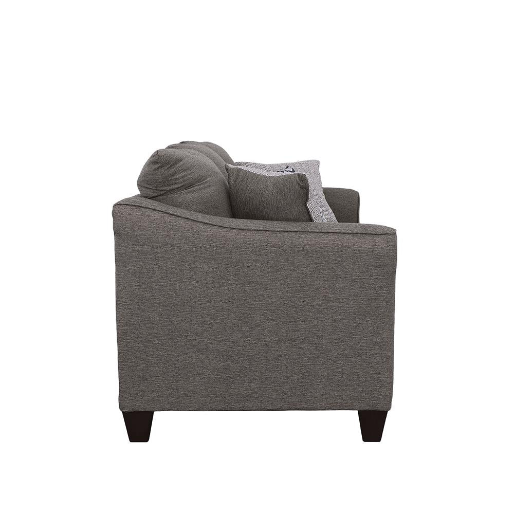 Salizar Flared Arm Sofa Gray - 506021 - Bien Home Furniture & Electronics