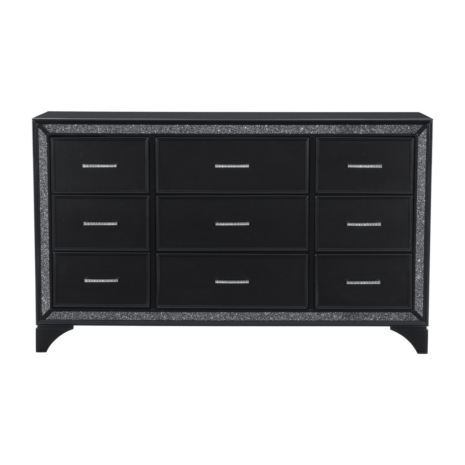 Salon Black Dresser - 1572BK-5 - Bien Home Furniture & Electronics