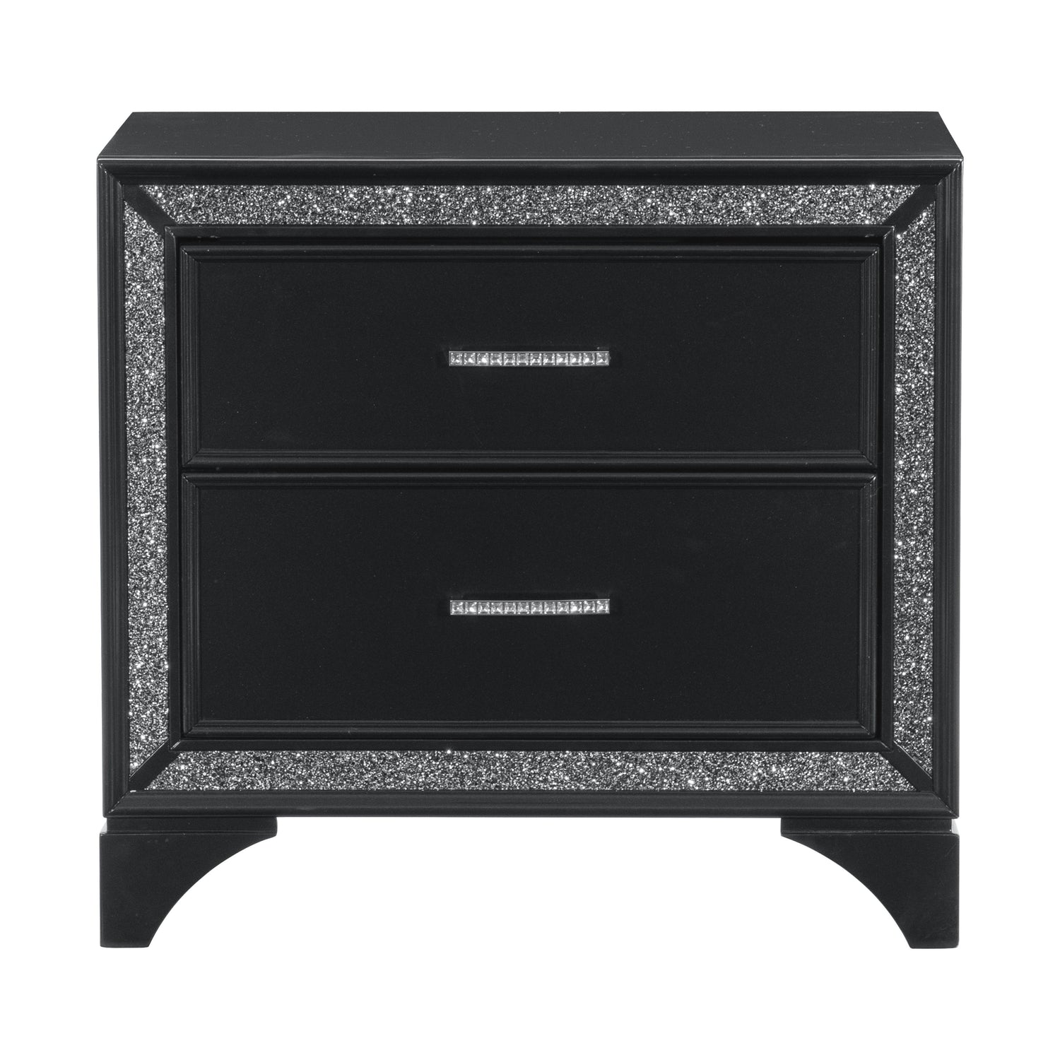 Salon Black Nightstand - 1572BK-4 - Bien Home Furniture & Electronics