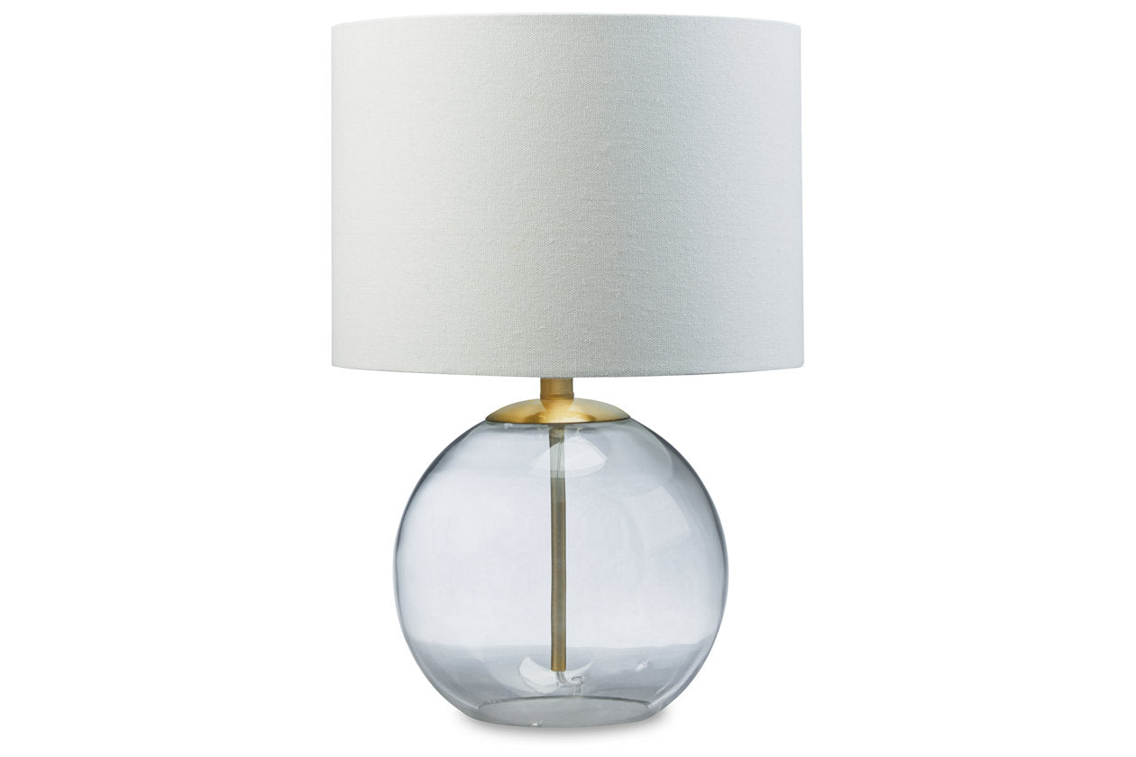 Samder Clear/Brass Finish Table Lamp - L430744 - Bien Home Furniture & Electronics