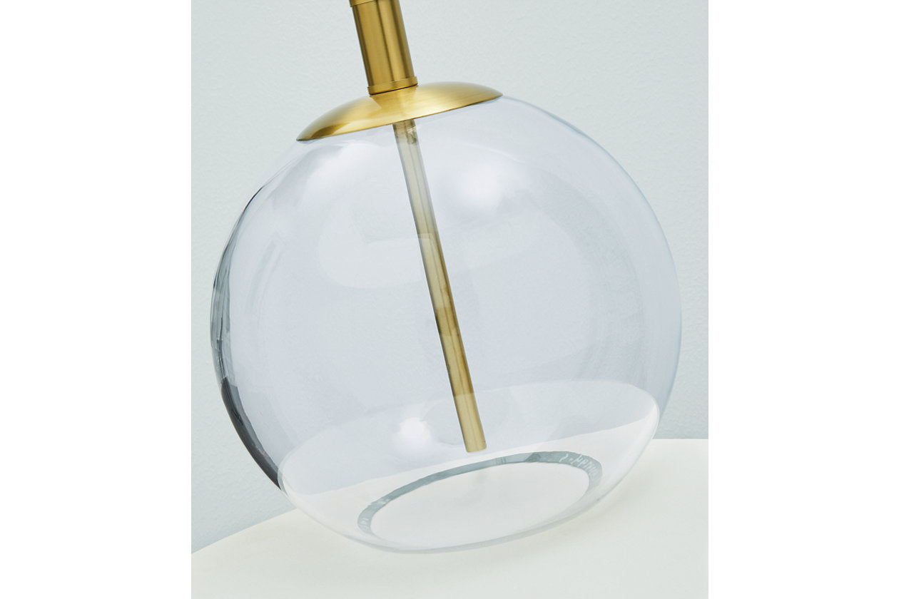 Samder Clear/Brass Finish Table Lamp - L430744 - Bien Home Furniture & Electronics