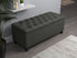 Samir Charcoal Lift Top Storage Bench - 915143 - Bien Home Furniture & Electronics