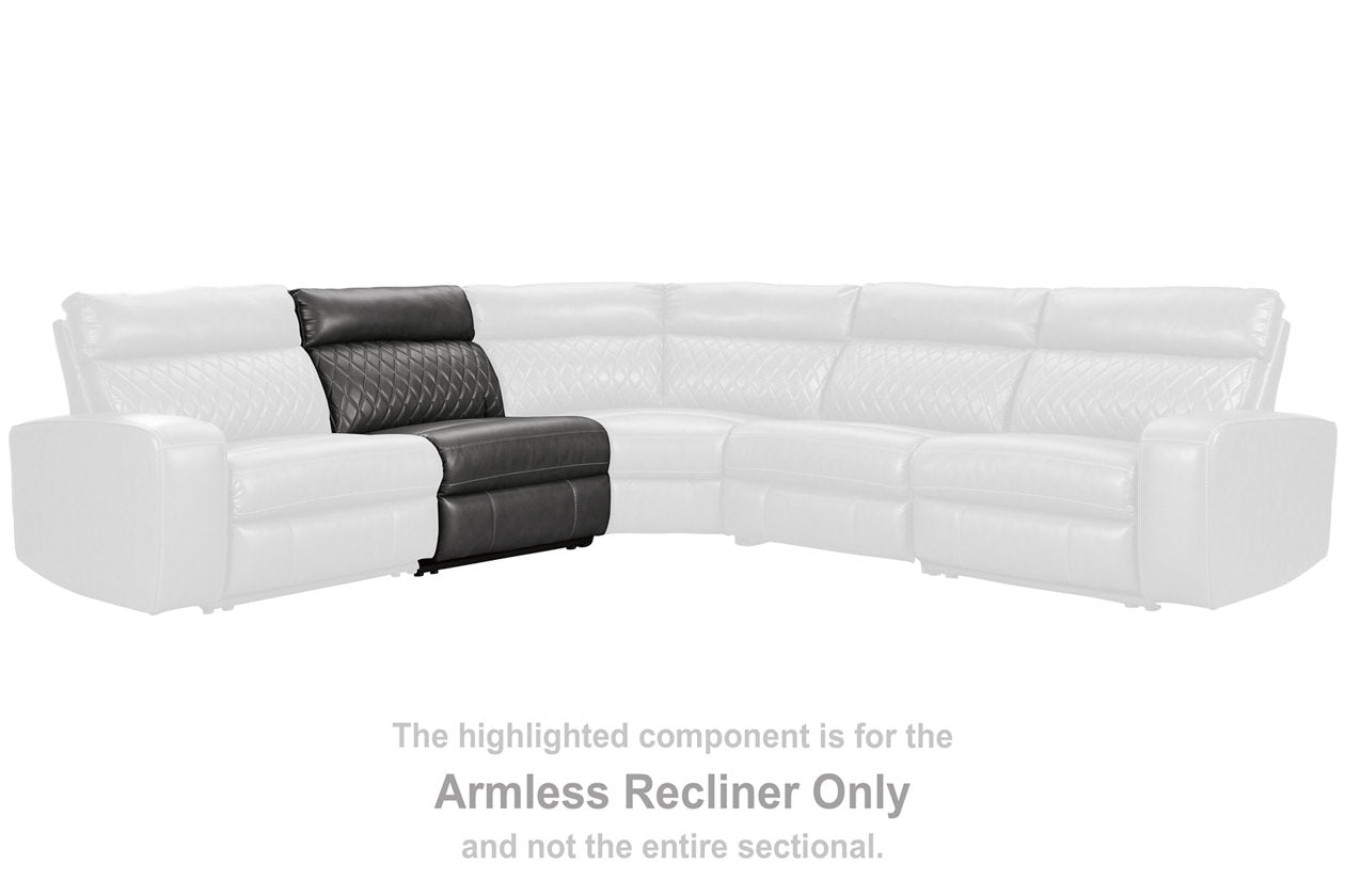 Samperstone Gray Armless Recliner - 5520319 - Bien Home Furniture & Electronics