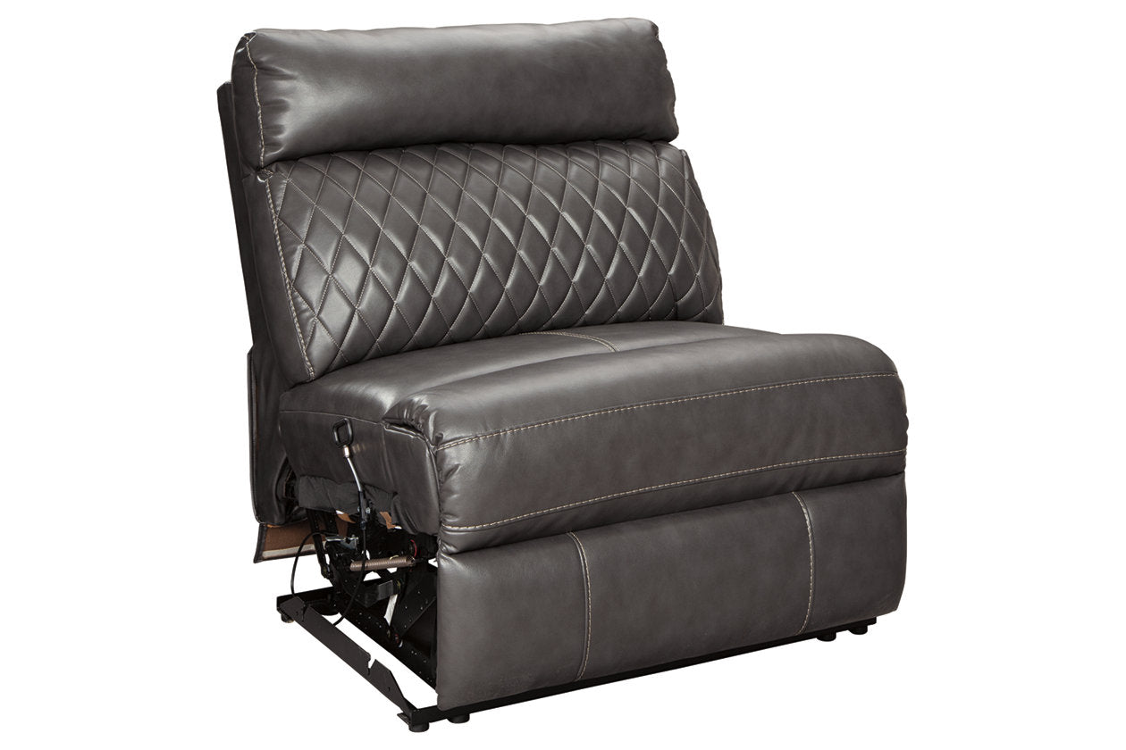 Samperstone Gray Armless Recliner - 5520319 - Bien Home Furniture & Electronics