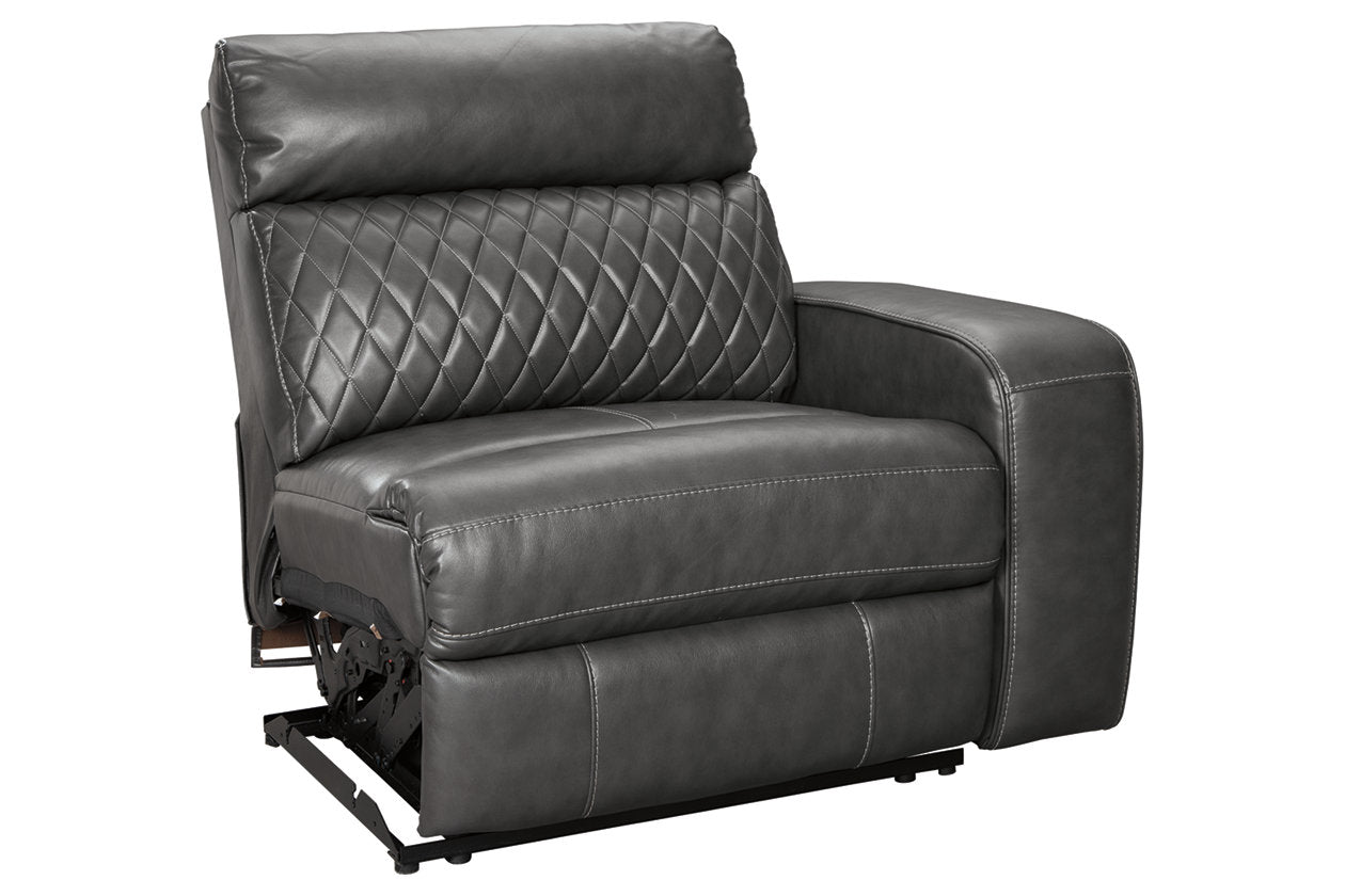 Samperstone Gray Right-Arm Facing Power Recliner - 5520362 - Bien Home Furniture & Electronics
