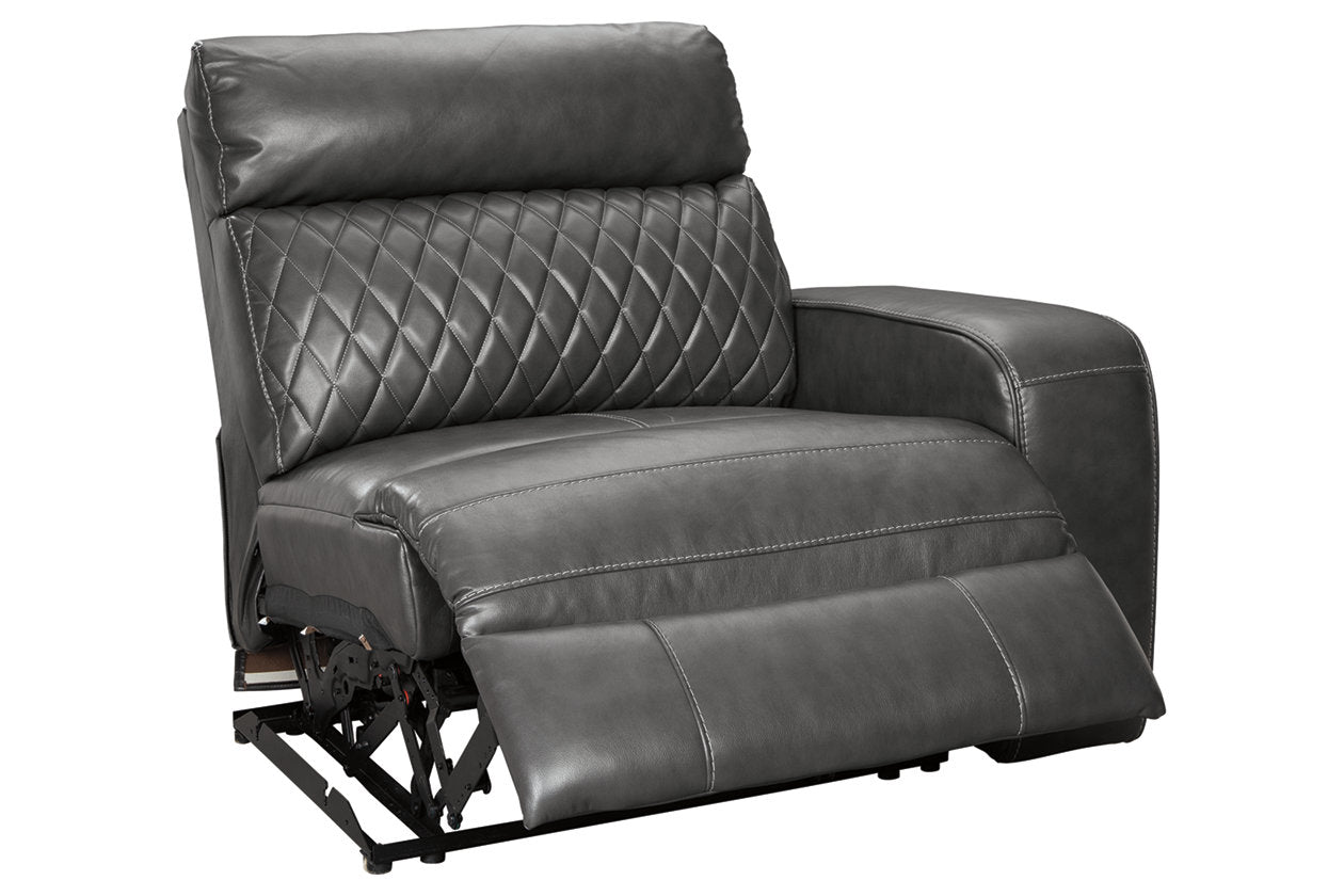 Samperstone Gray Right-Arm Facing Power Recliner - 5520362 - Bien Home Furniture & Electronics